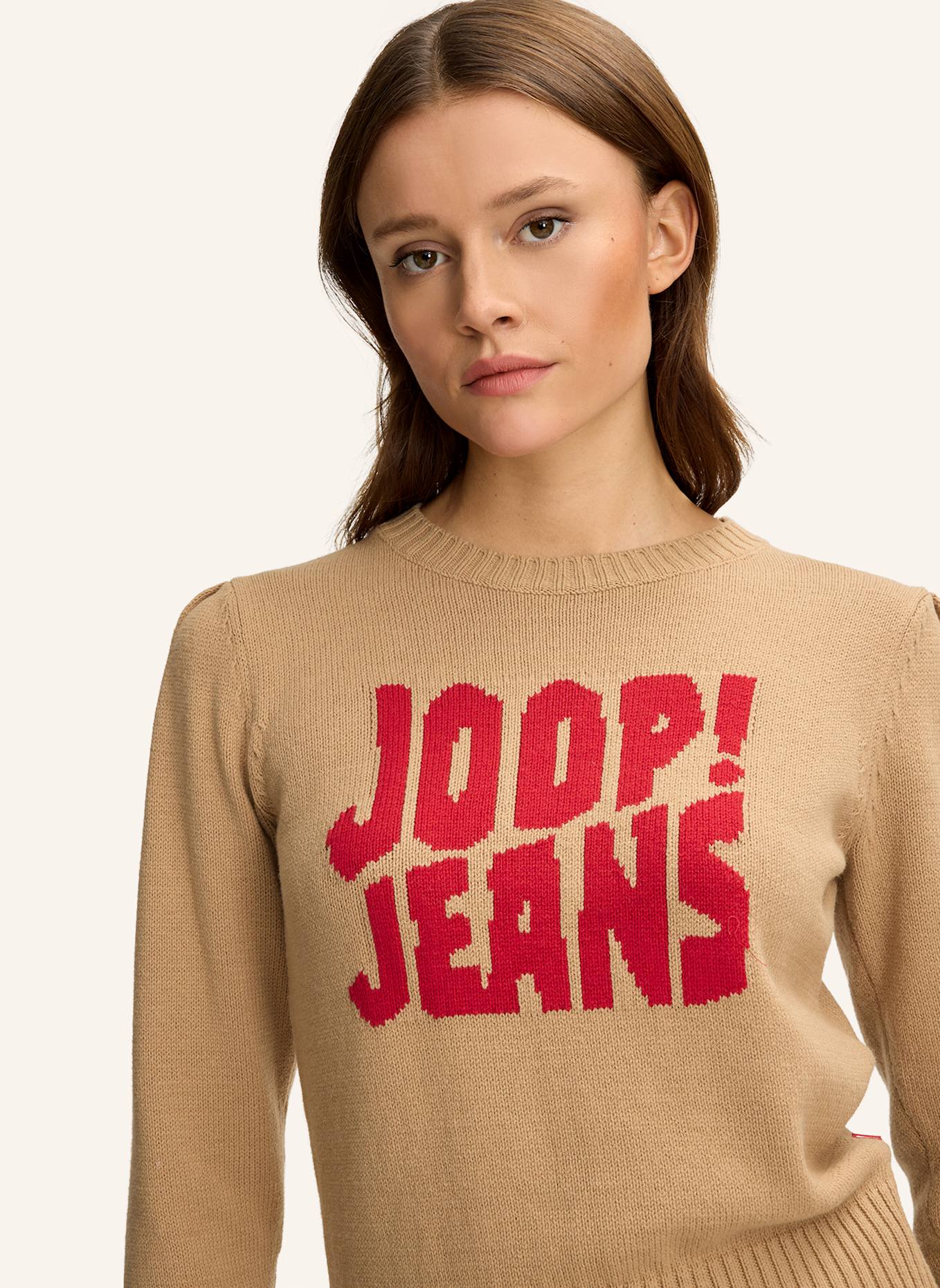 JOOP! JEANS Strick-Pullover: BEIGE