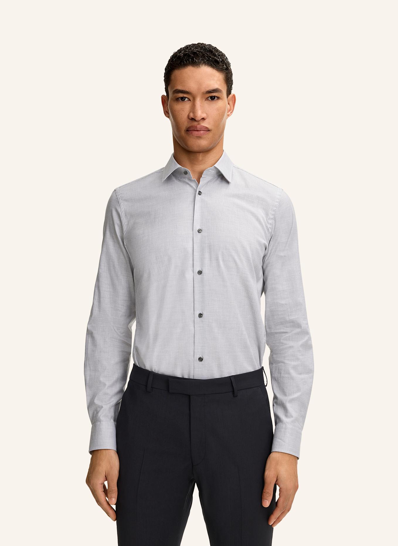 JOOP! Hemd Slim Fit: HELLGRAU