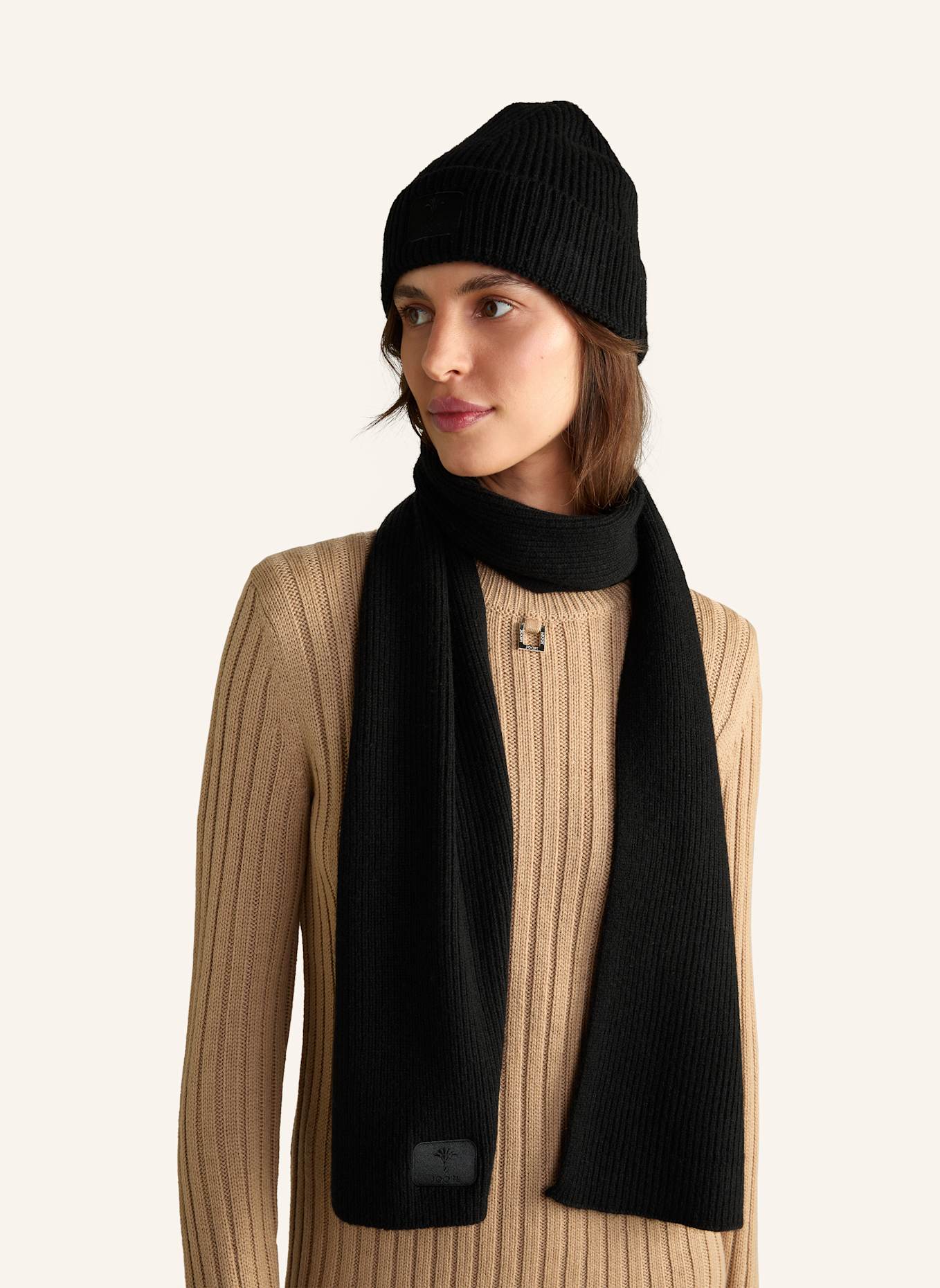 JOOP! Strickmütze: SCHWARZ