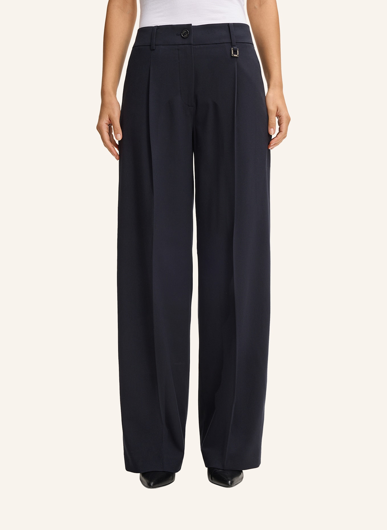 JOOP! Marlenehose: DUNKELBLAU