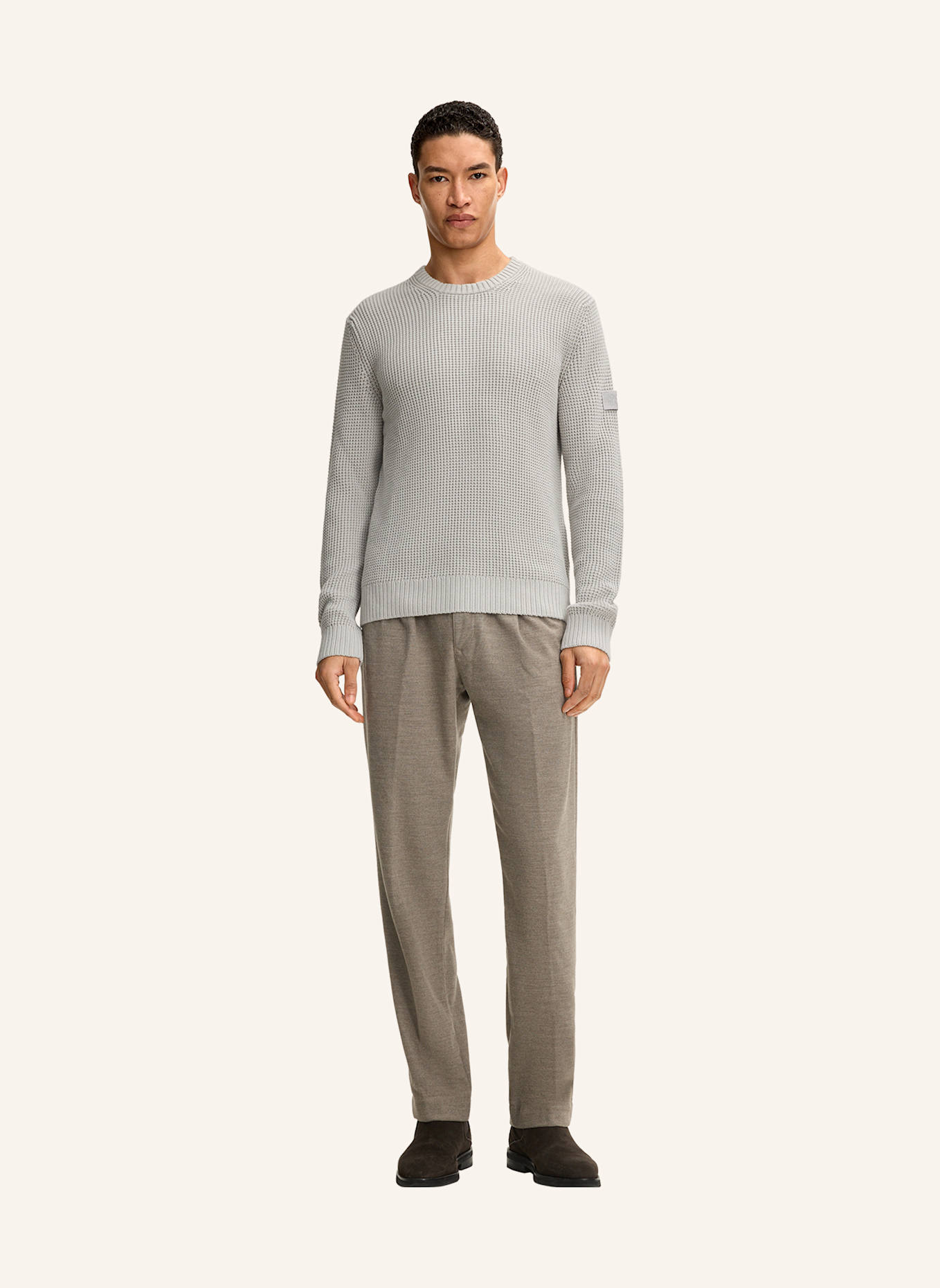 JOOP! JEANS Bundfaltenhose Regular Fit: BEIGE