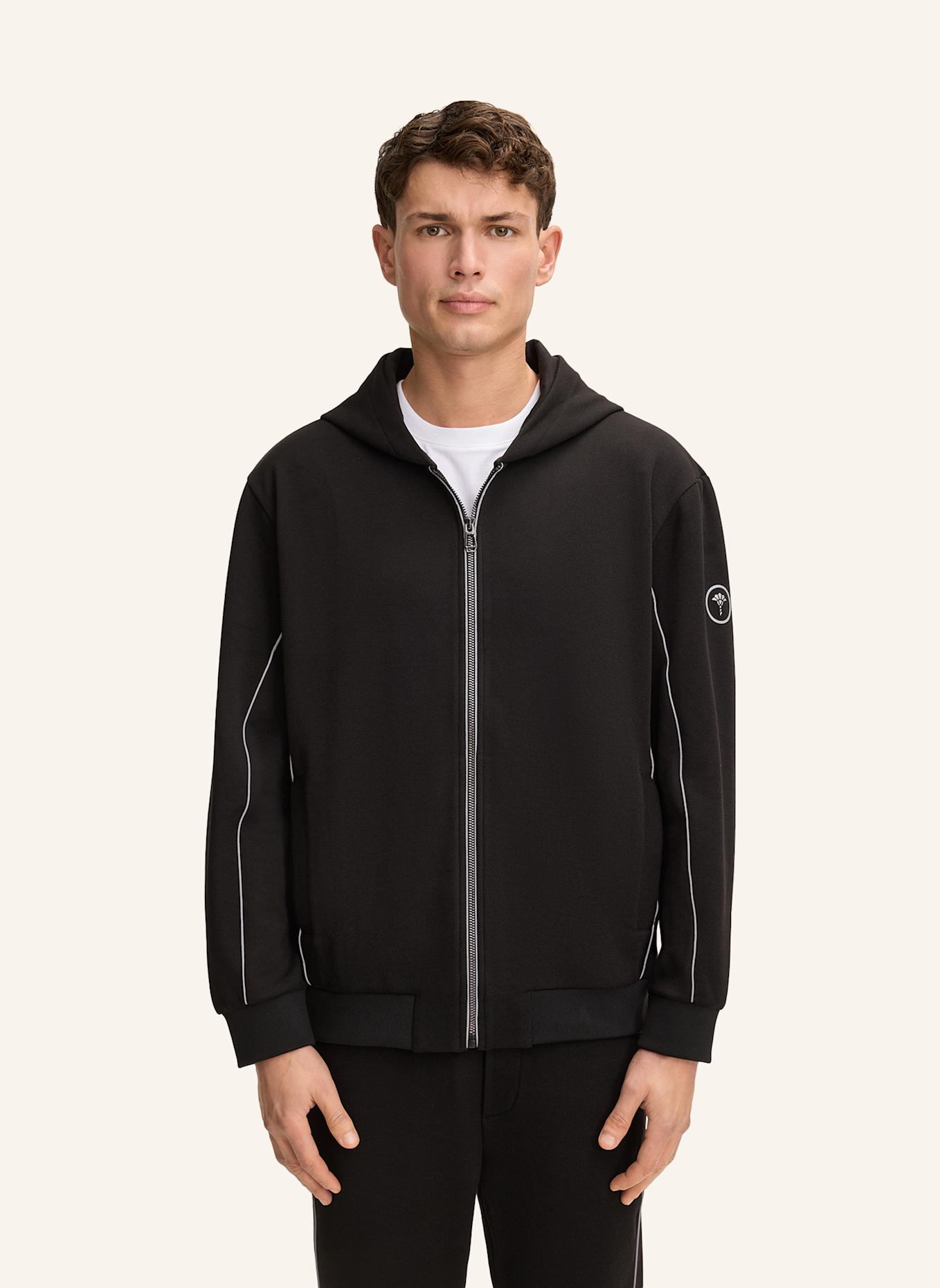 JOOP! Hoodie-Sweatjacke: SCHWARZ