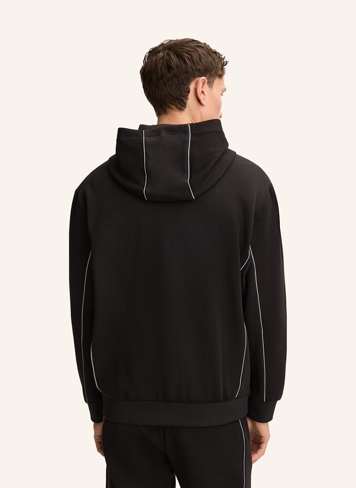 JOOP! Hoodie-Sweatjacke: SCHWARZ