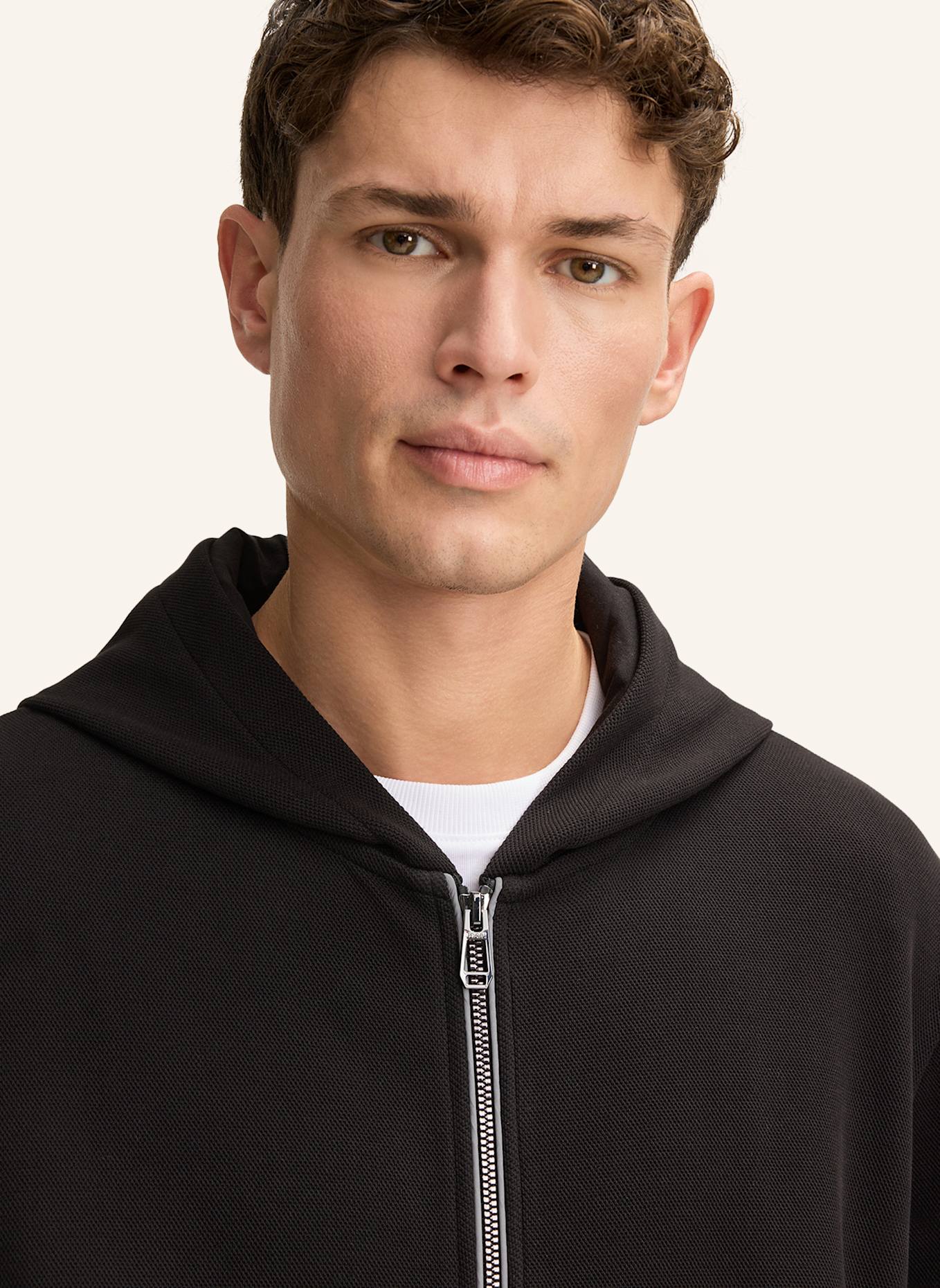 JOOP! Hoodie-Sweatjacke: SCHWARZ