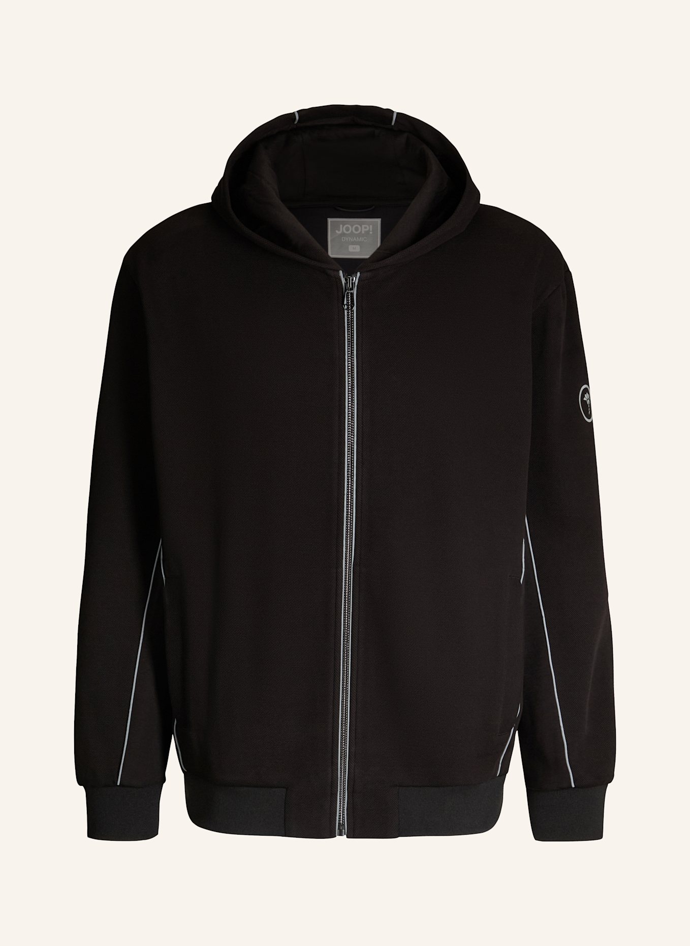JOOP! Hoodie-Sweatjacke: SCHWARZ