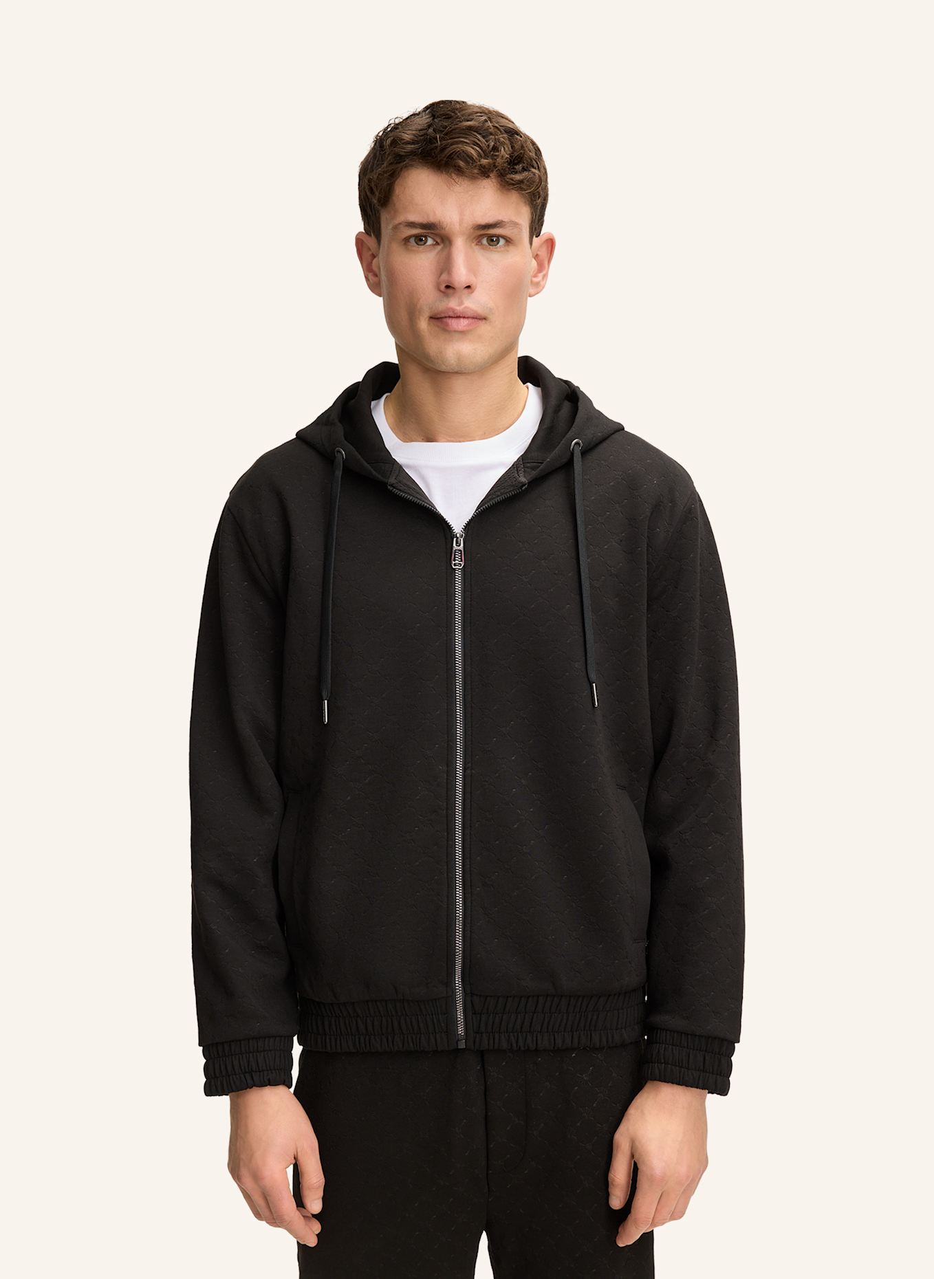JOOP! Hoodie-Sweatjacke: SCHWARZ