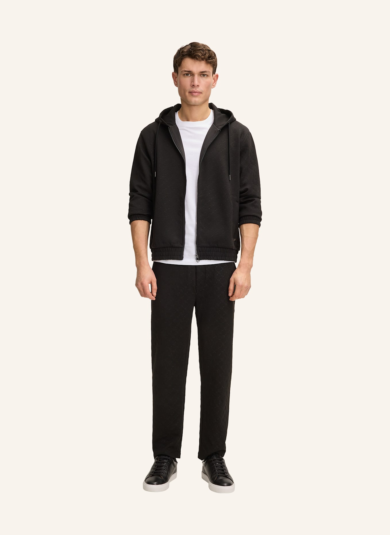 JOOP! Hoodie-Sweatjacke: SCHWARZ