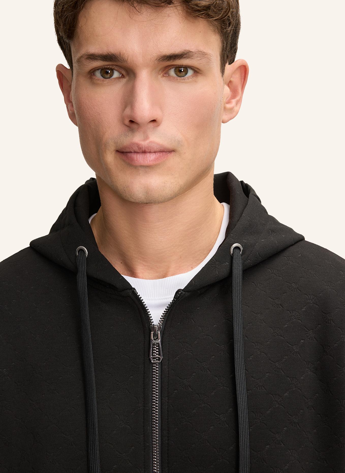 JOOP! Hoodie-Sweatjacke: SCHWARZ