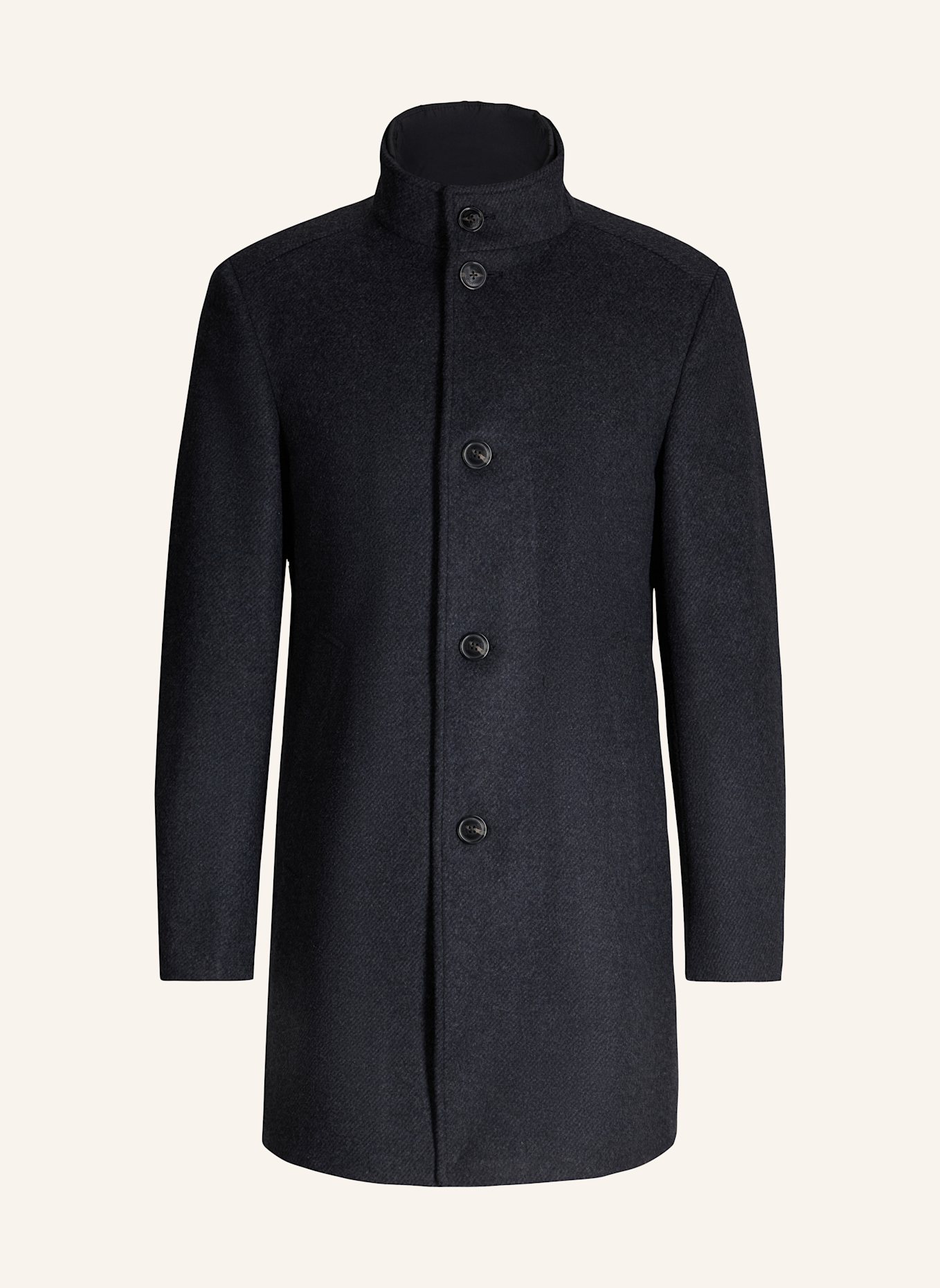 JOOP! Wollmantel MAICO mit herausnehmbarer Blende: DUNKELBLAU