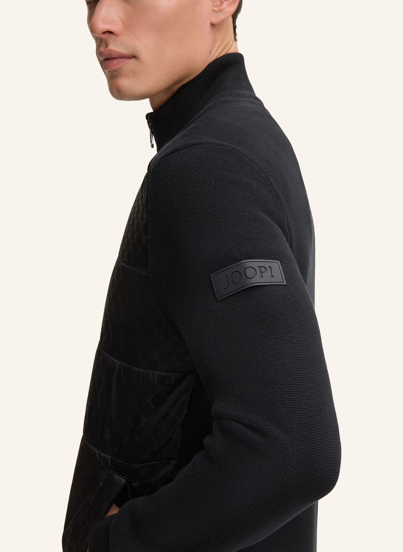 JOOP! Strickjacke: SCHWARZ
