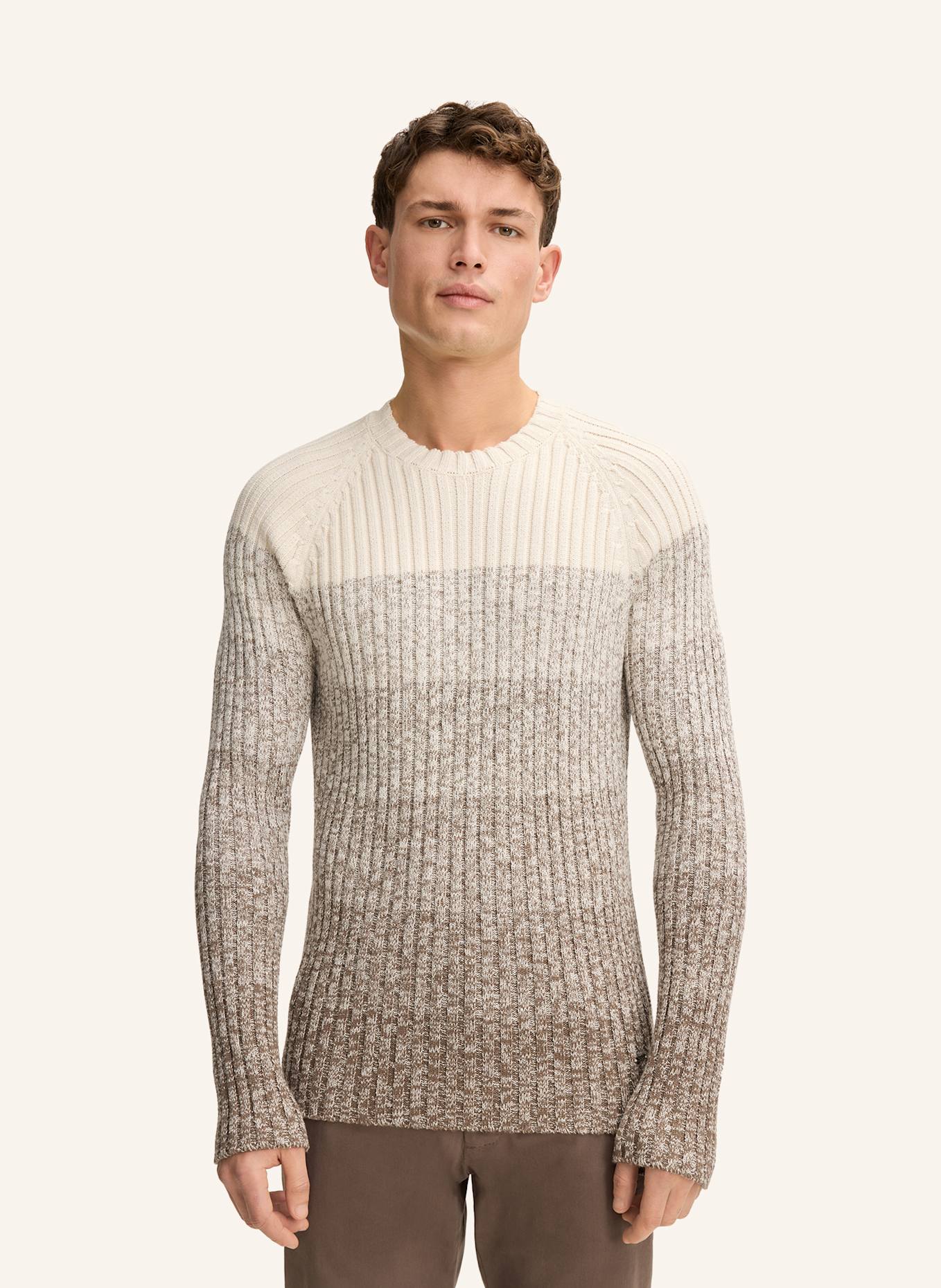 JOOP! Pullover: CREME/ BRAUN
