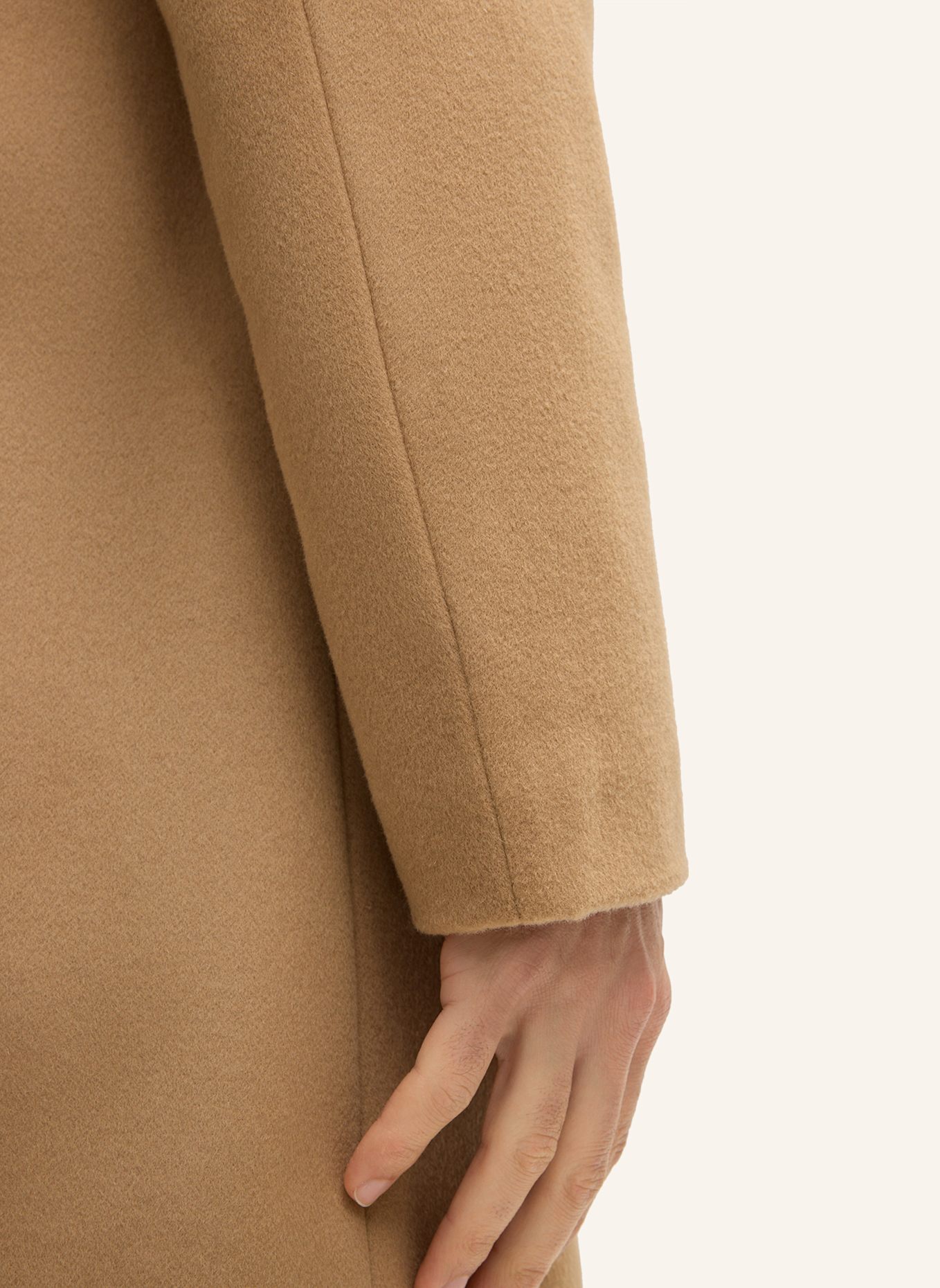 JOOP! Wollmantel MORRIS mit herausnehmbarer Blende: CAMEL