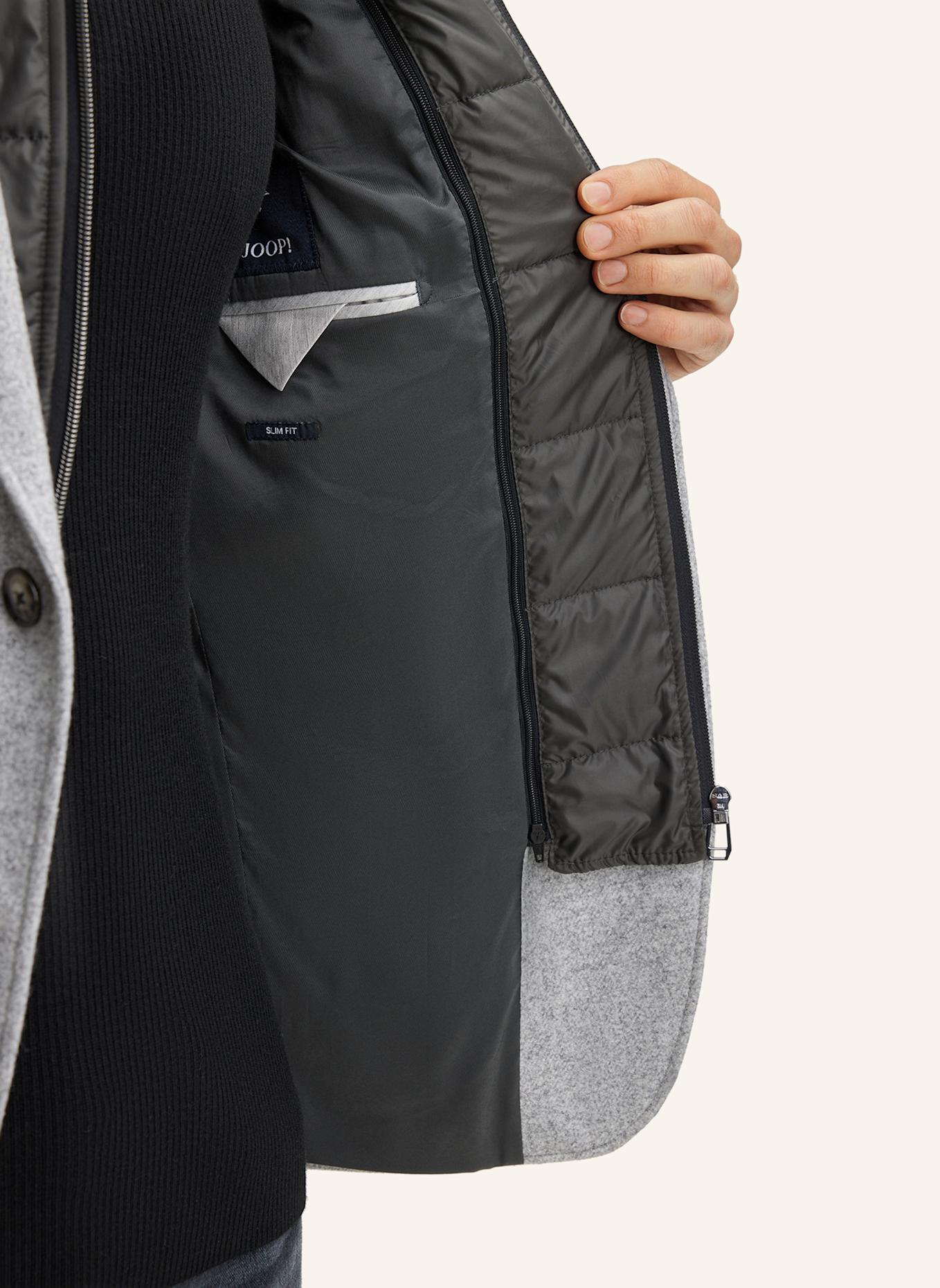 JOOP! Sakko HECTIC Slim Fit mit herausnehmbarer Blende: HELLGRAU