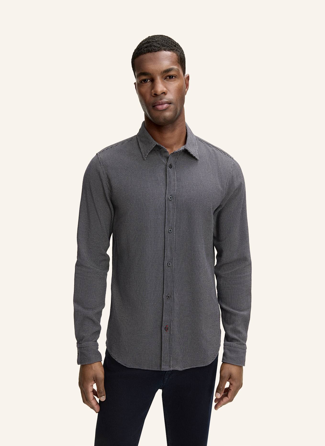 JOOP! JEANS Hemd Modern Fit: DUNKELBLAU