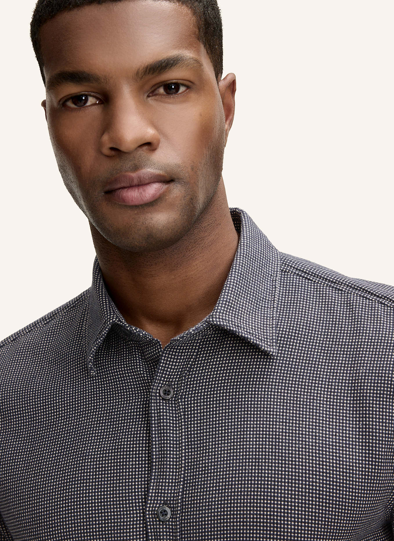 JOOP! JEANS Hemd Modern Fit: DUNKELBLAU