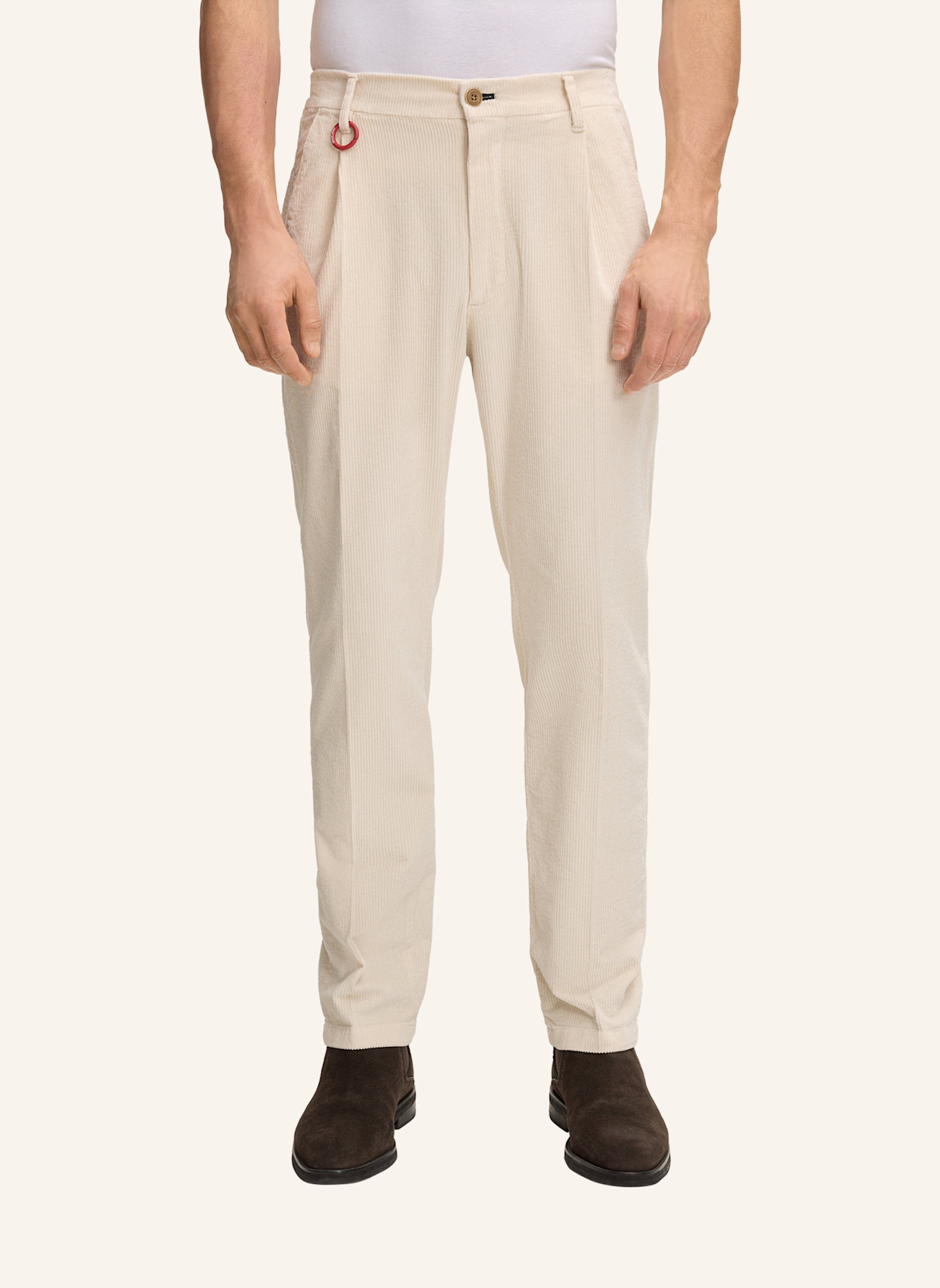 JOOP! JEANS Cordhose Loose Fit: CREME