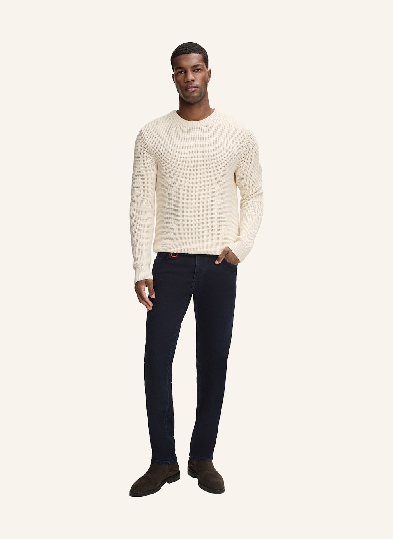 JOOP! JEANS Strickpullover: CREME