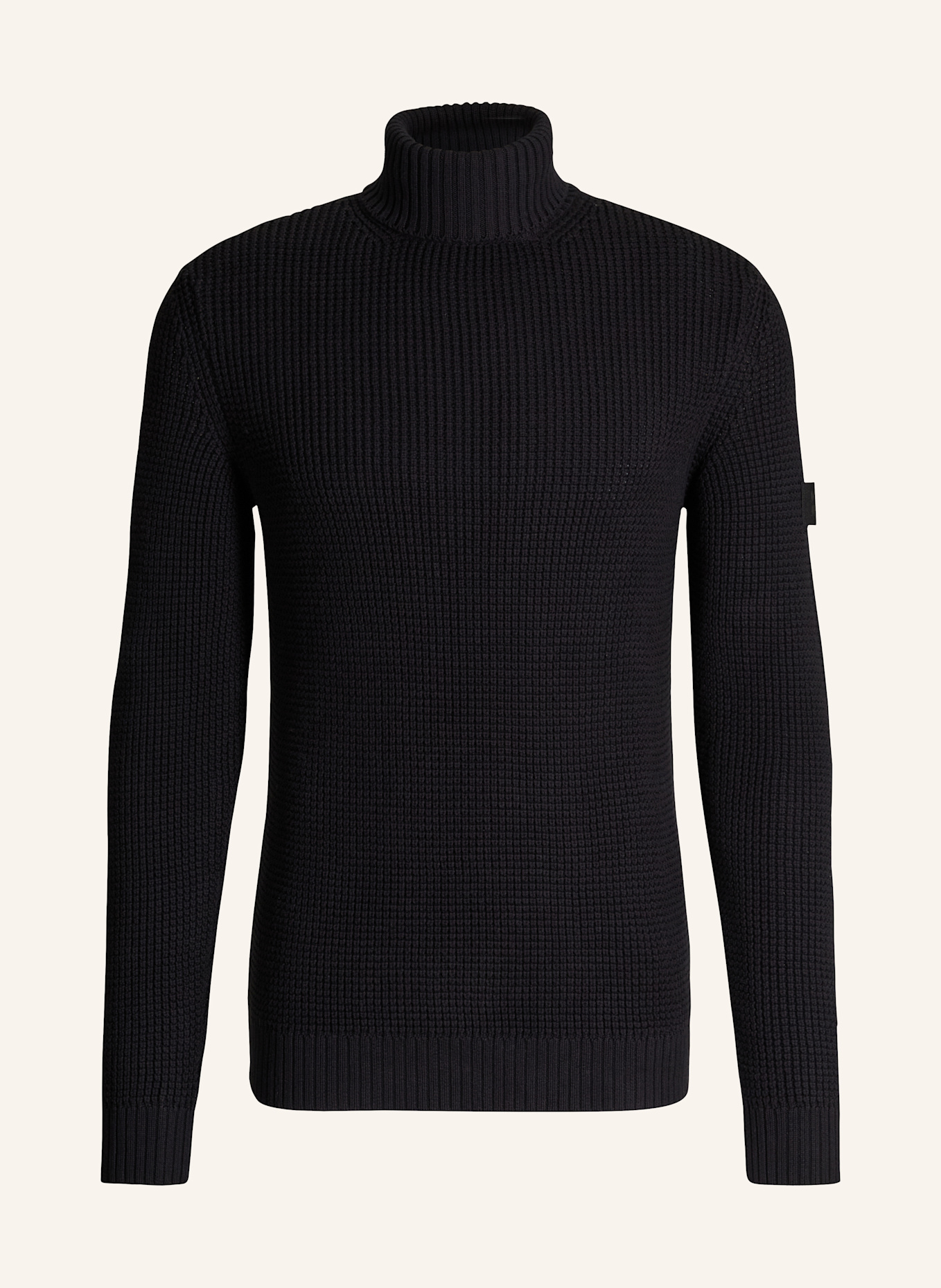 JOOP! JEANS Rollkragenpullover HOLLIO: SCHWARZ