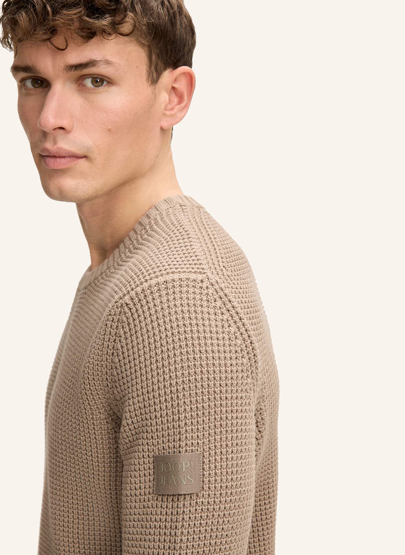 JOOP! JEANS Strickpullover: BEIGE