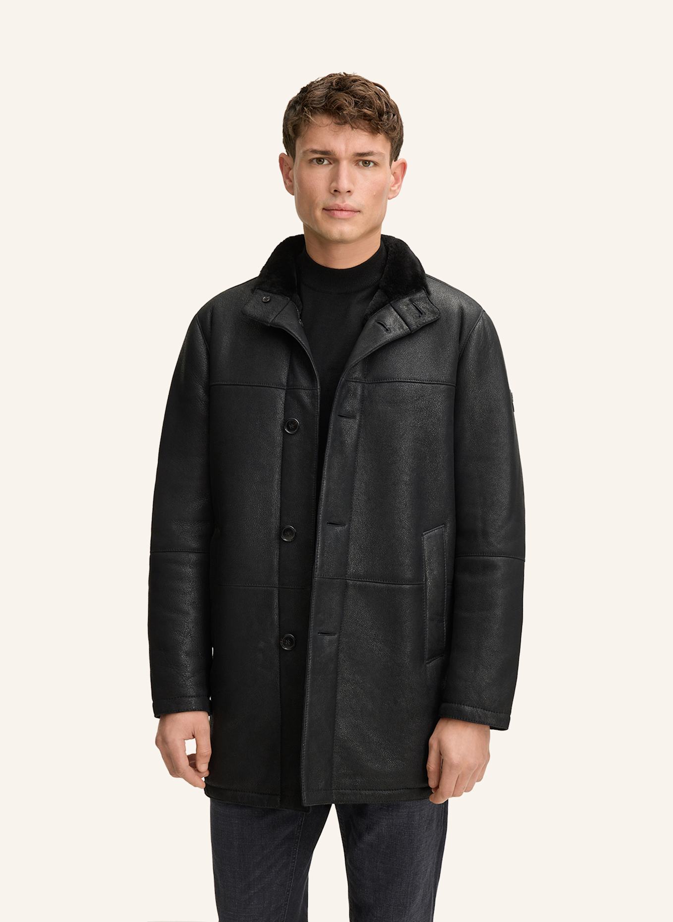 JOOP! Lederjacke: SCHWARZ