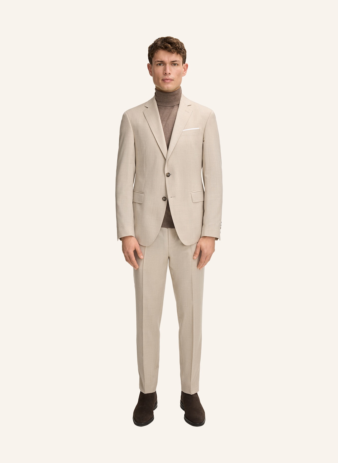 JOOP! Anzug Slim Fit: BEIGE