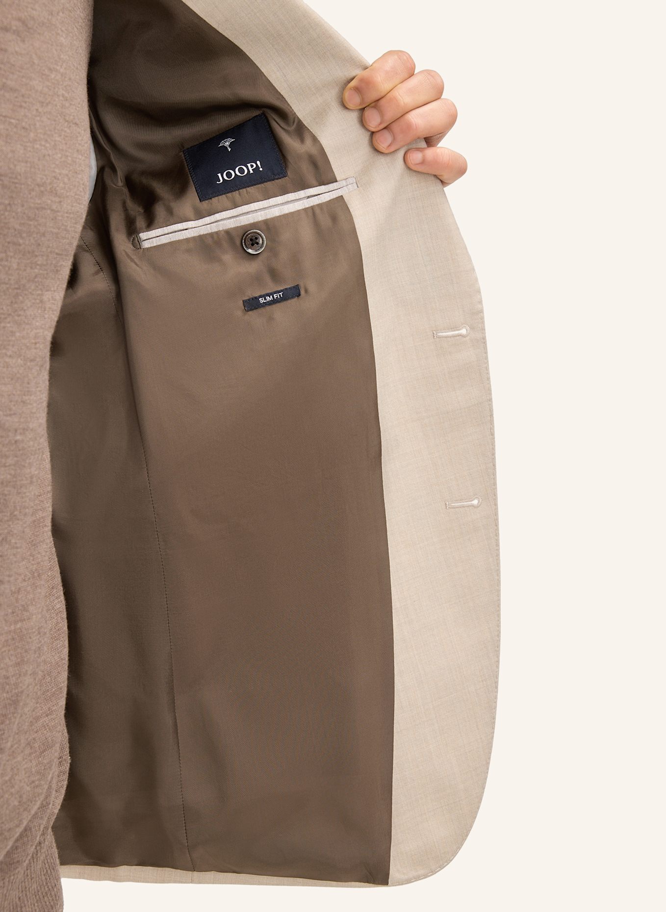 JOOP! Anzug Slim Fit: BEIGE