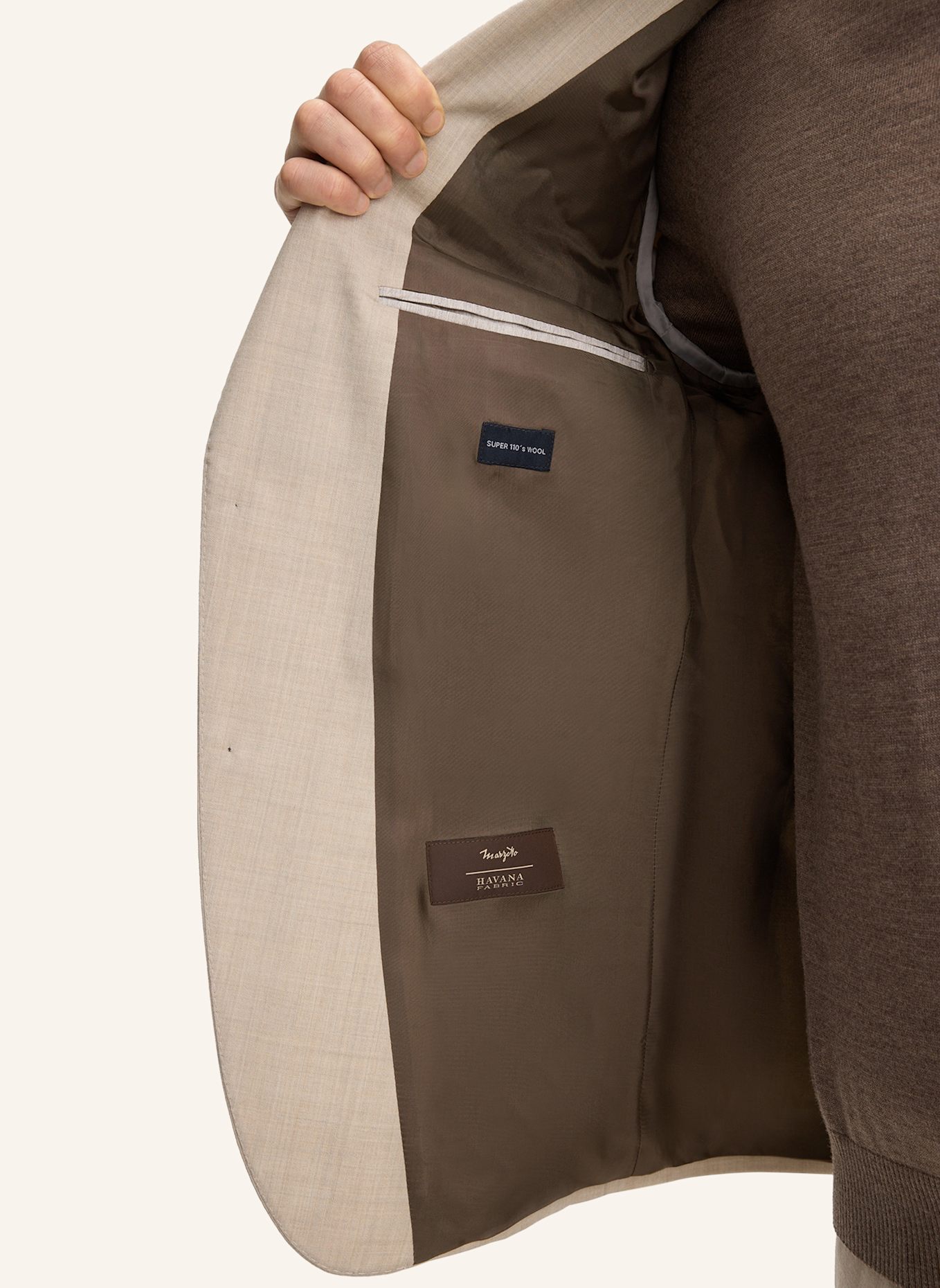 JOOP! Anzug Slim Fit: BEIGE