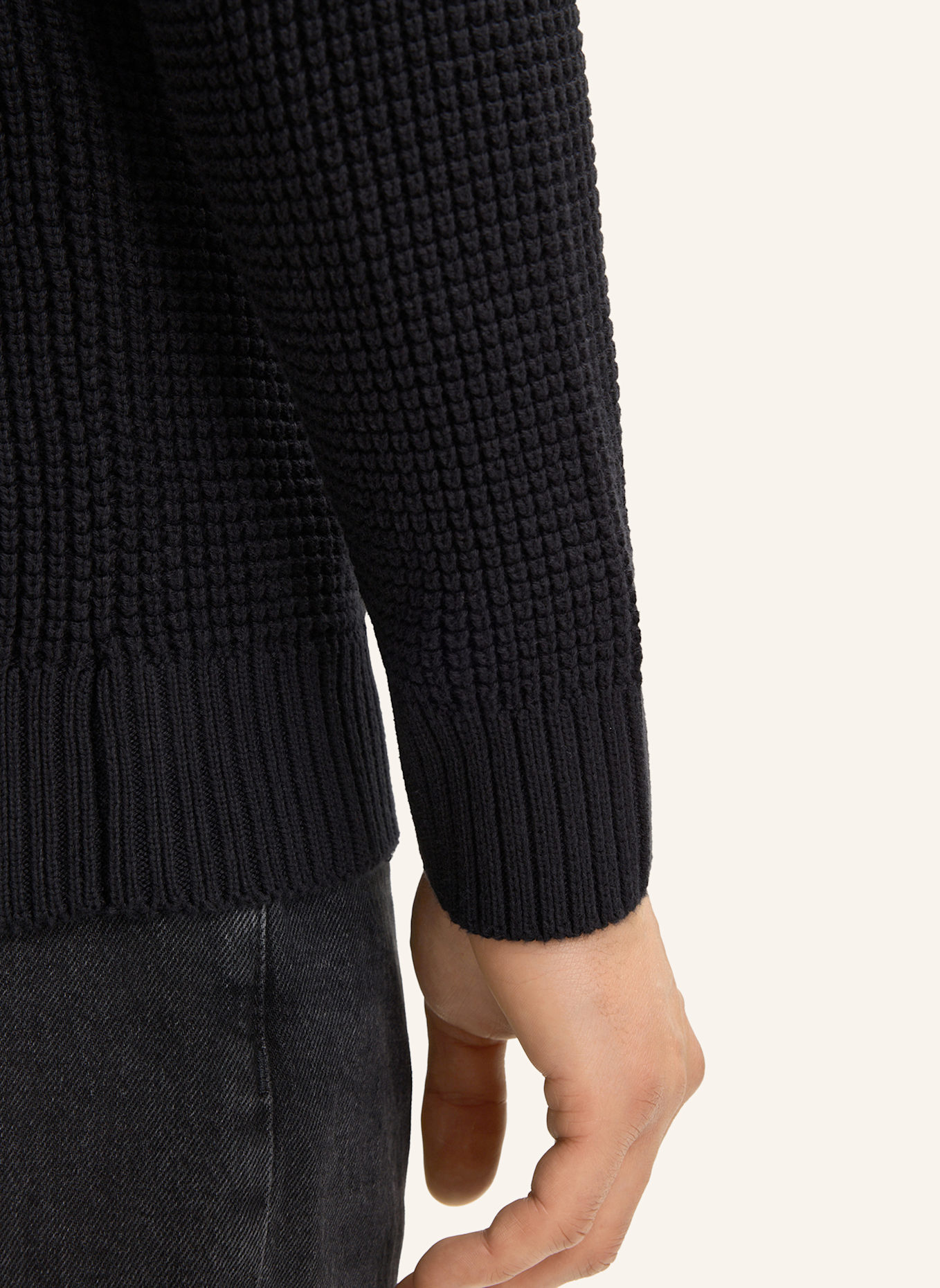 JOOP! JEANS Strickjacke: SCHWARZ