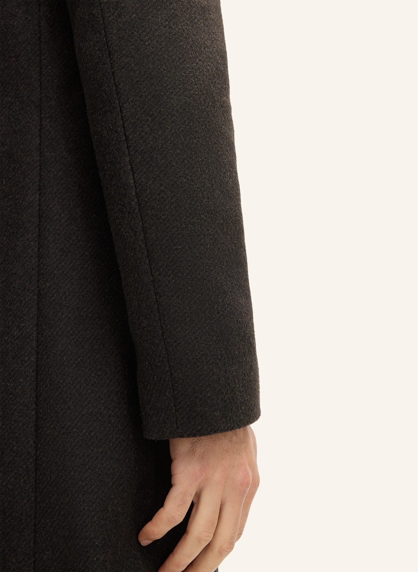 JOOP! Wollmantel MARON: DUNKELBRAUN