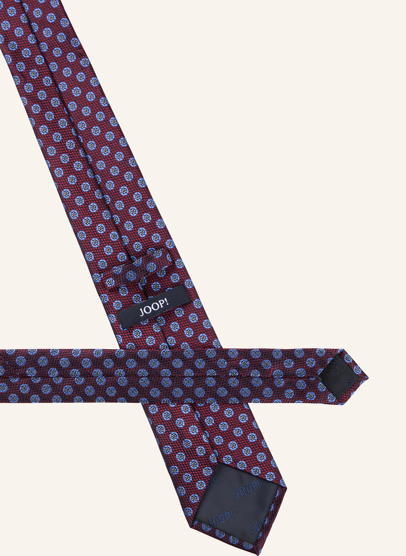 JOOP! Krawatte TIE: LILA/ BLAU