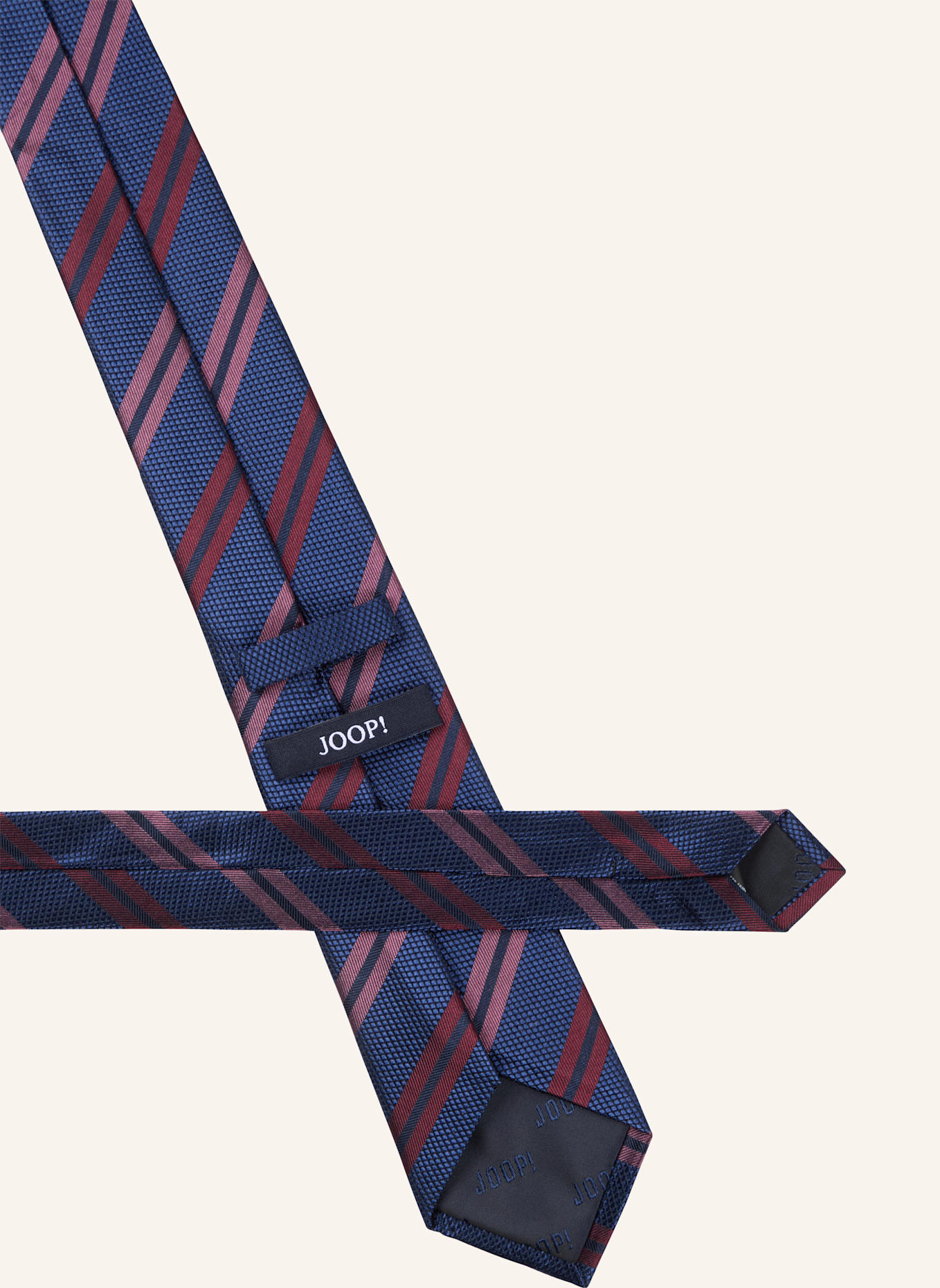 JOOP! Krawatte TIE: DUNKELBLAU/ ROT