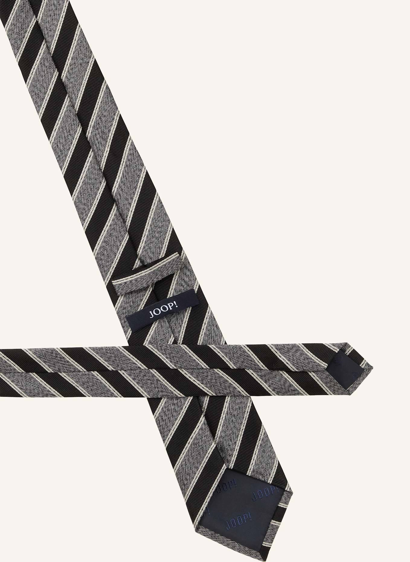 JOOP! Krawatte: SCHWARZ/ GRAU