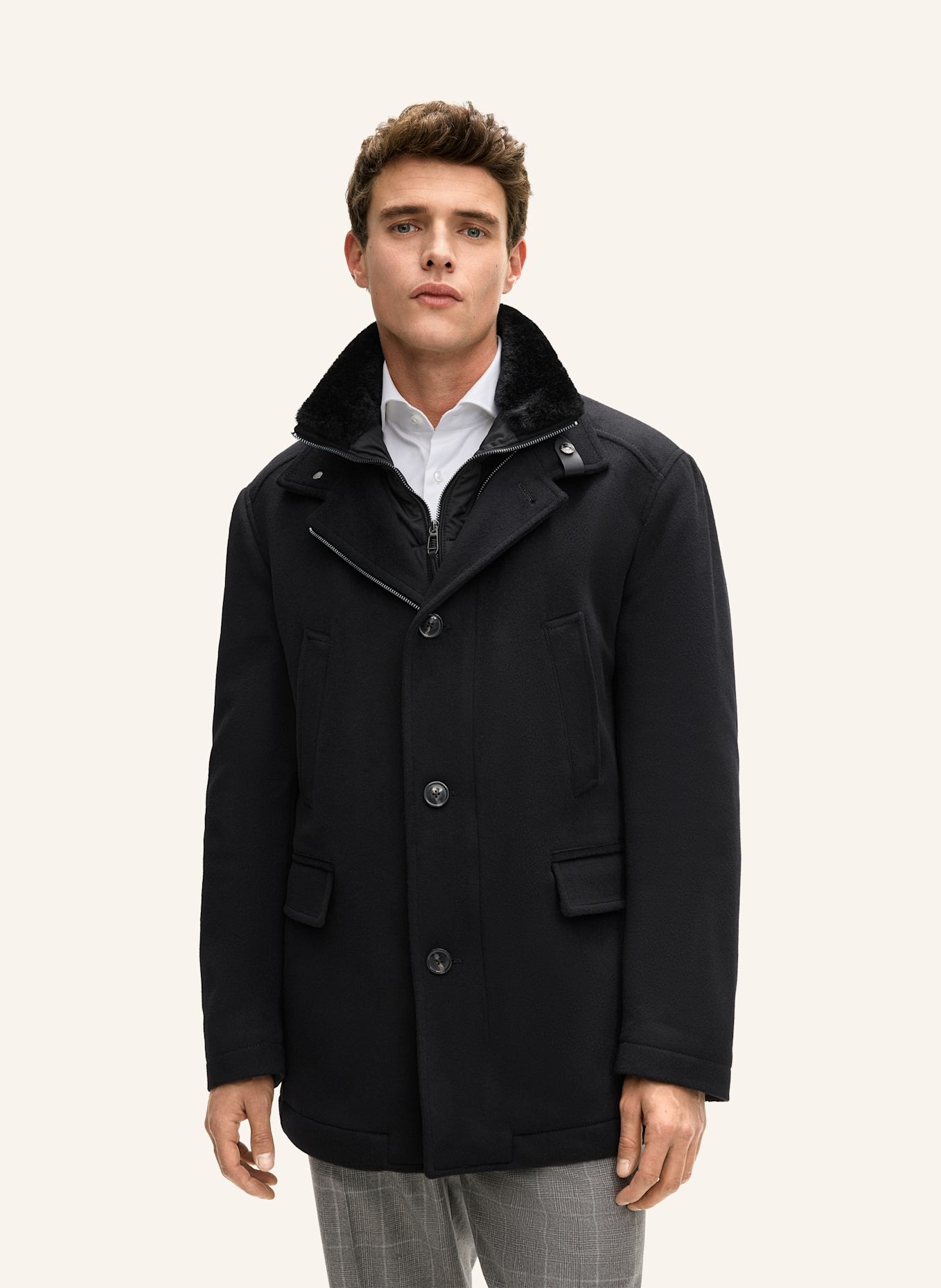 JOOP! Mantel: SCHWARZ