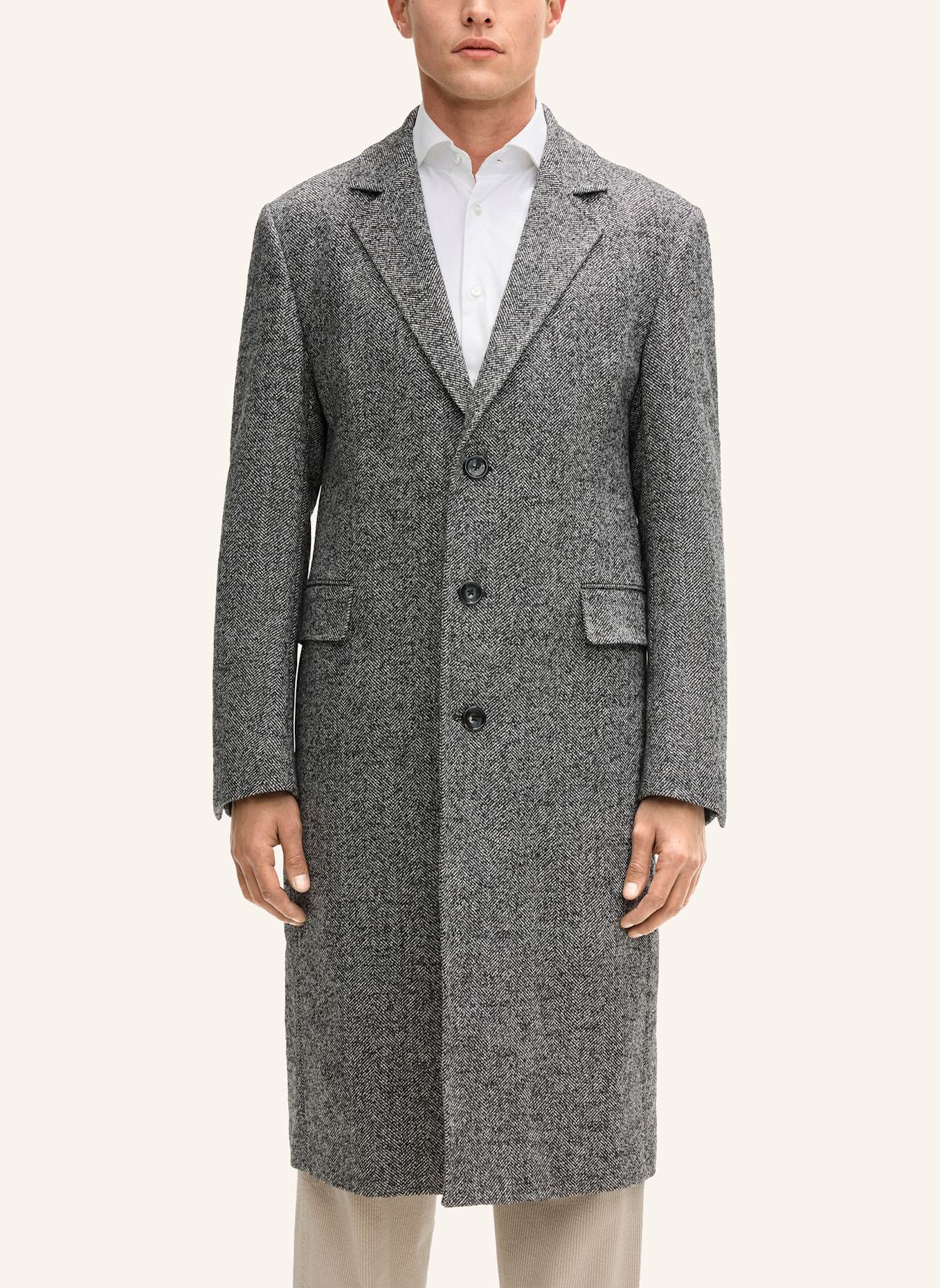 JOOP! Mantel: DUNKELGRAU