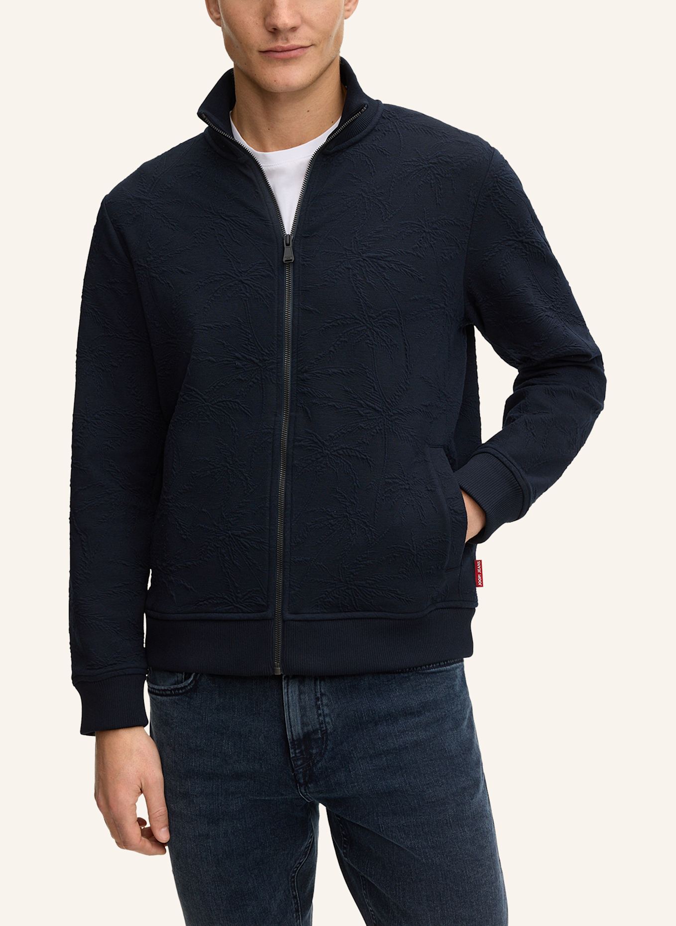 JOOP! JEANS Sweatjacke: DUNKELBLAU