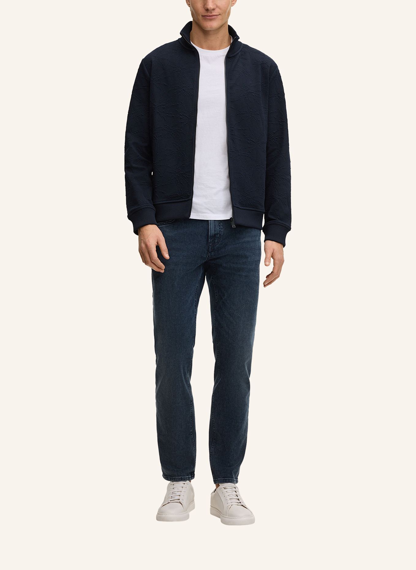 JOOP! JEANS Sweatjacke: DUNKELBLAU