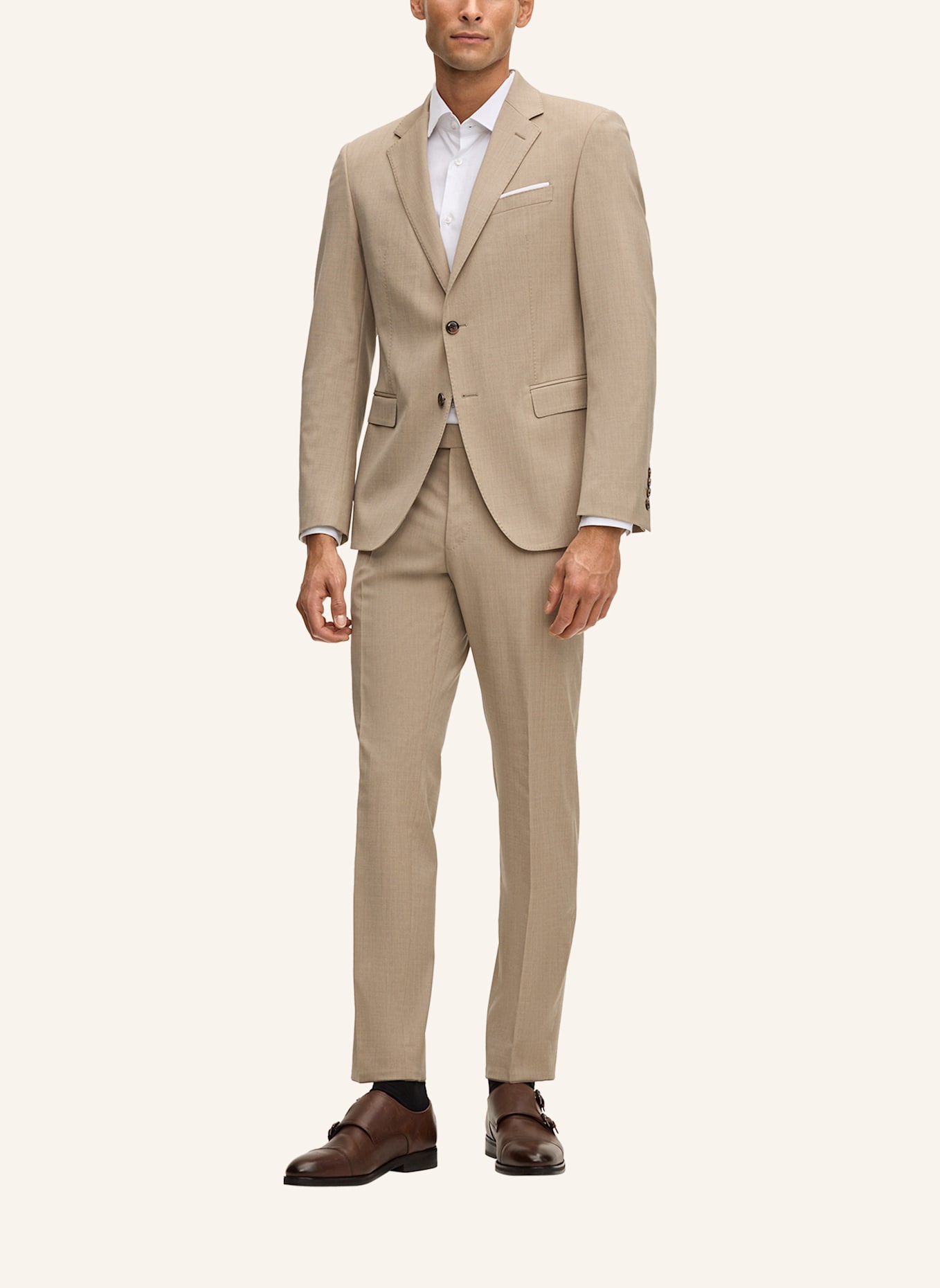 JOOP! Anzughose Slim Fit: BEIGE