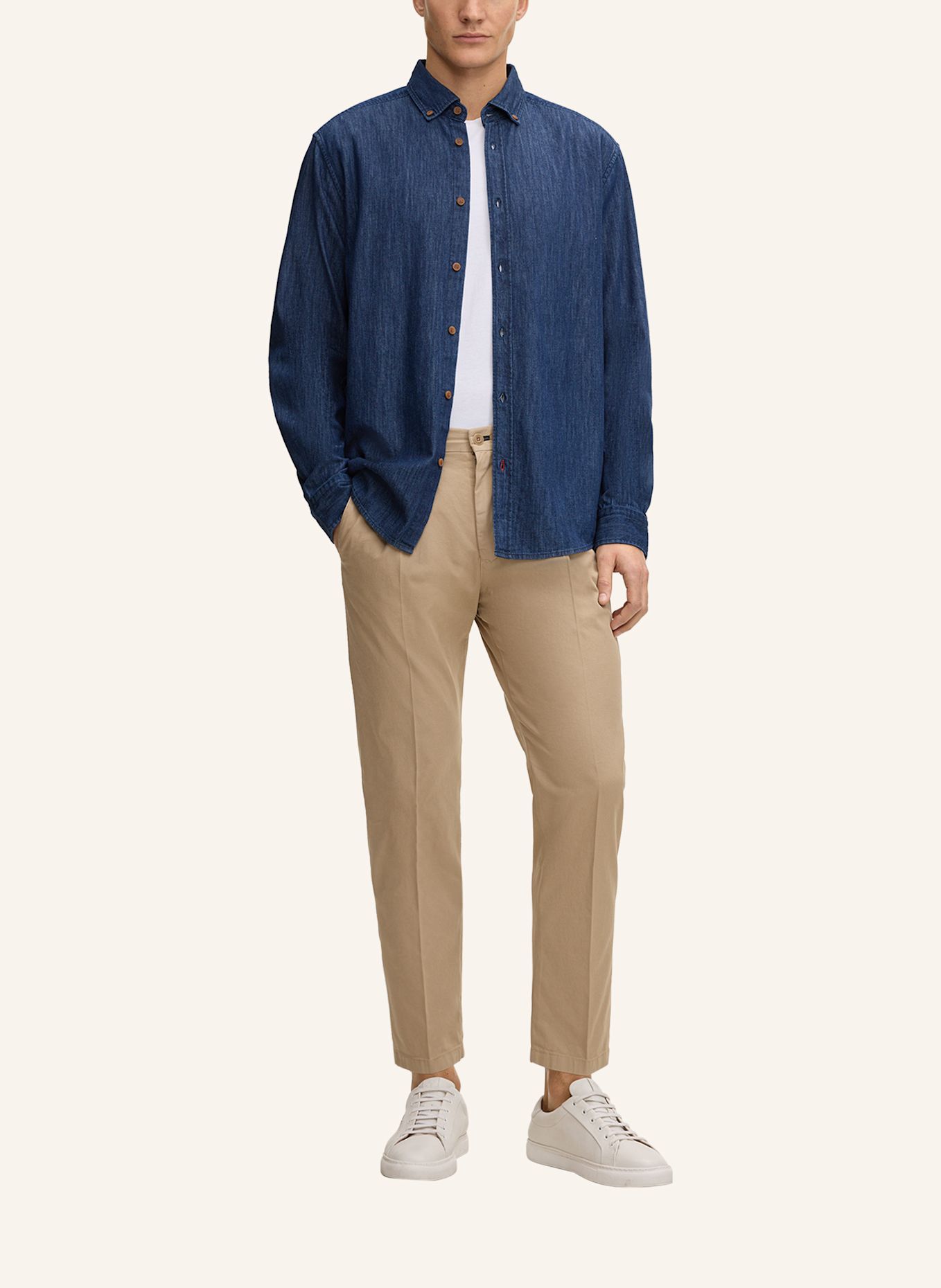 JOOP! JEANS Chino Loose Fit: BEIGE