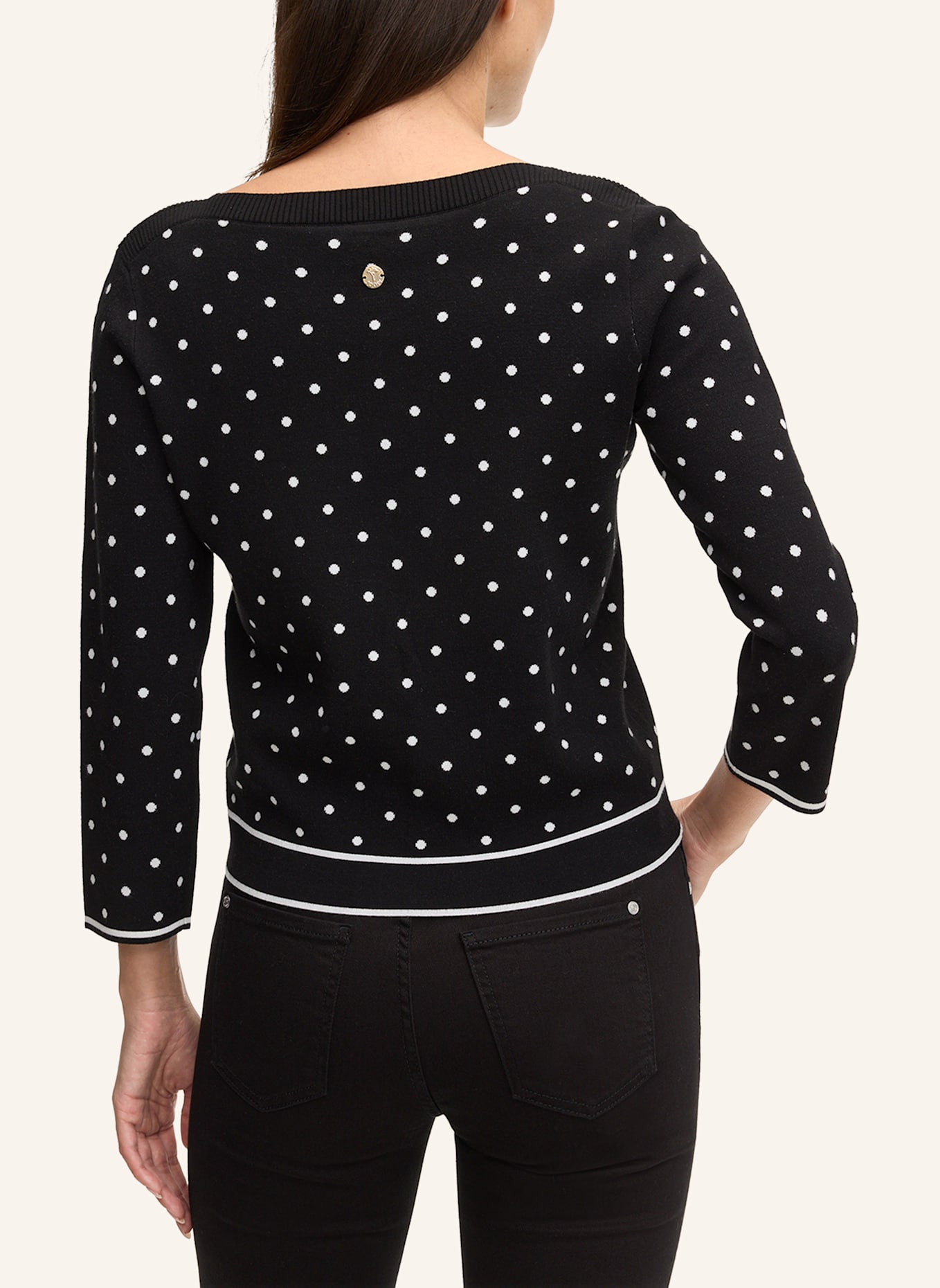 JOOP! Pullover: SCHWARZ/ WEISS