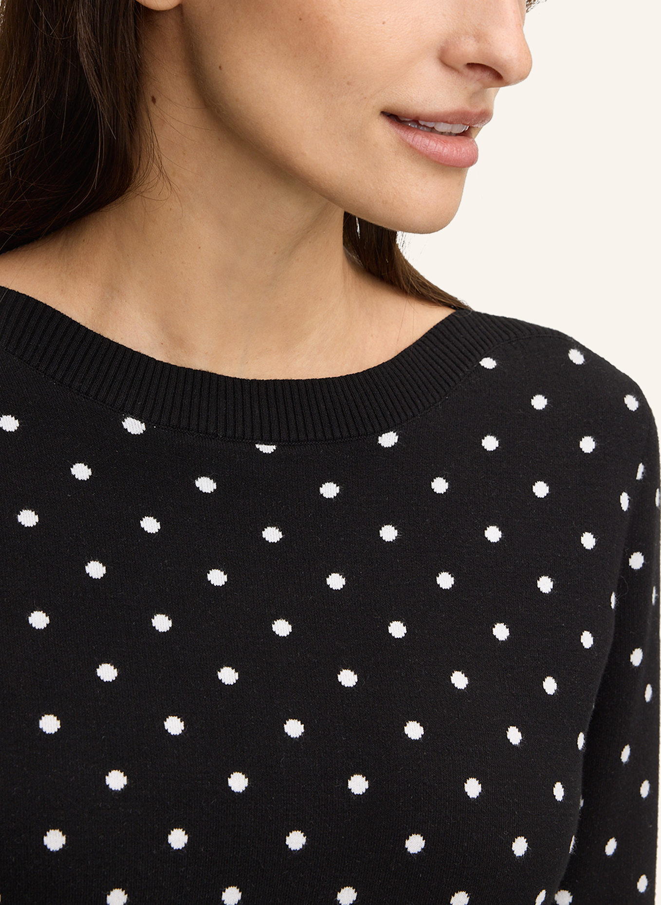 JOOP! Pullover: SCHWARZ/ WEISS