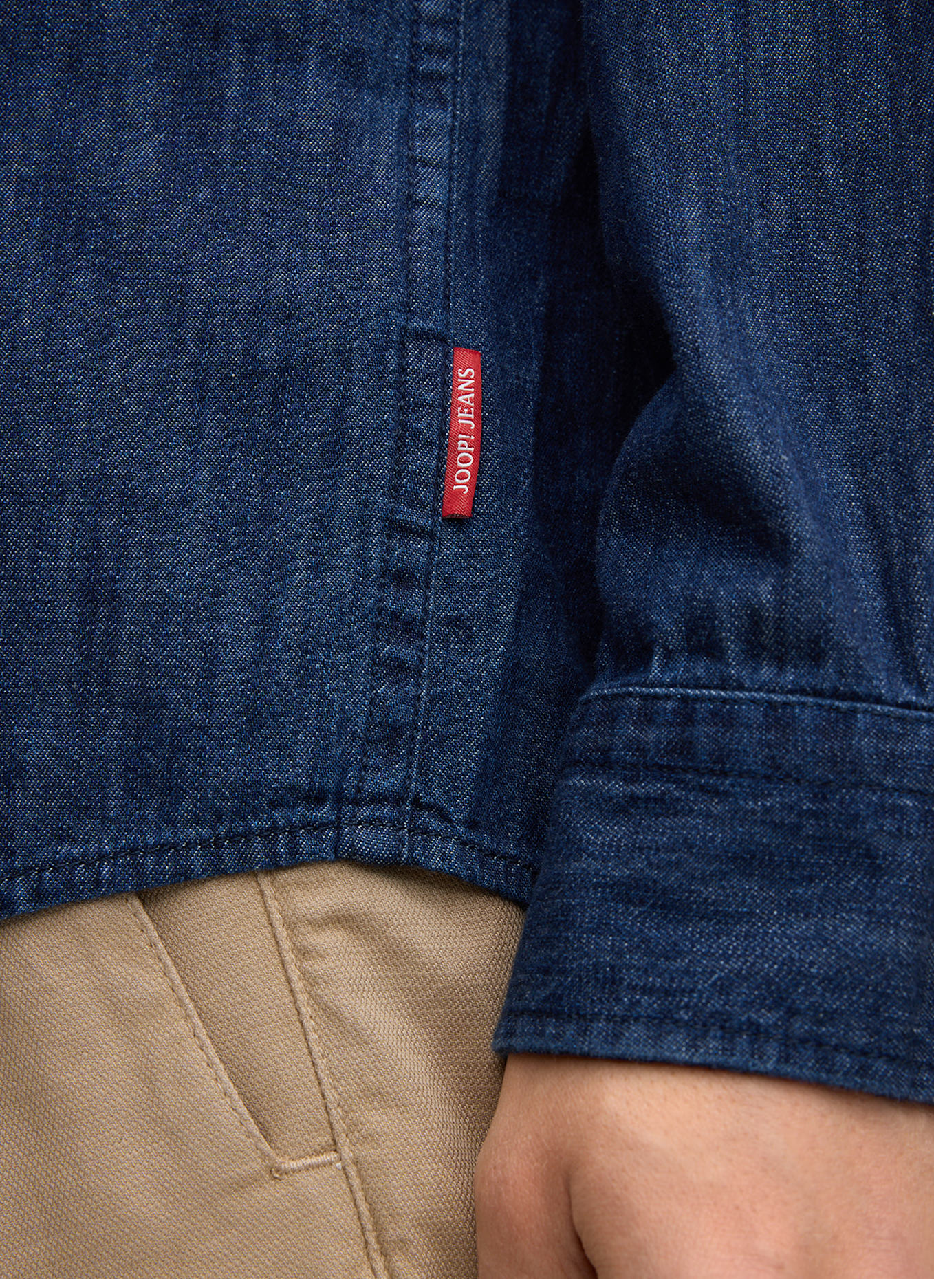 JOOP! JEANS Jeanshemd Regular Fit: DUNKELBLAU