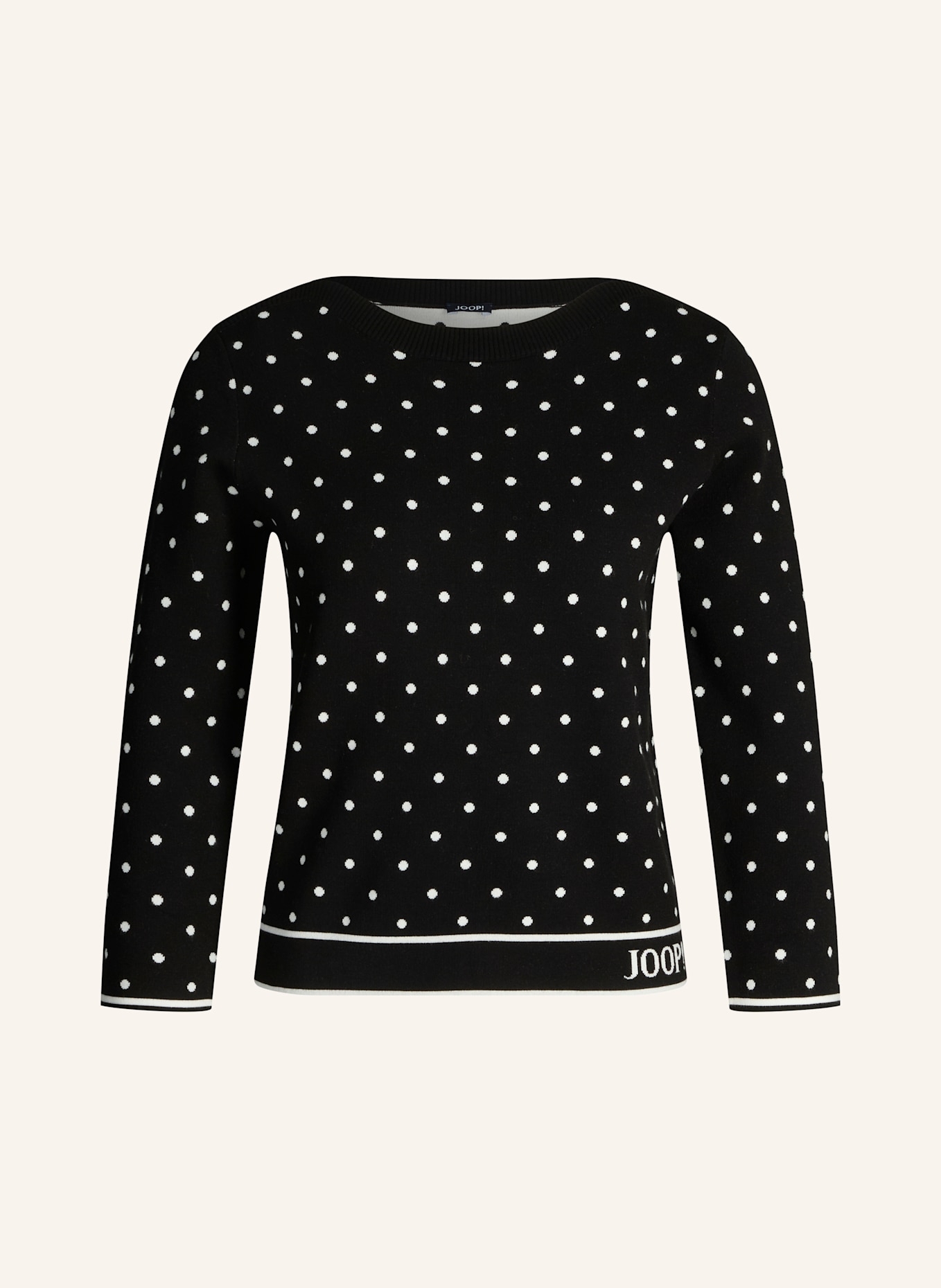 JOOP! Pullover: SCHWARZ/ WEISS
