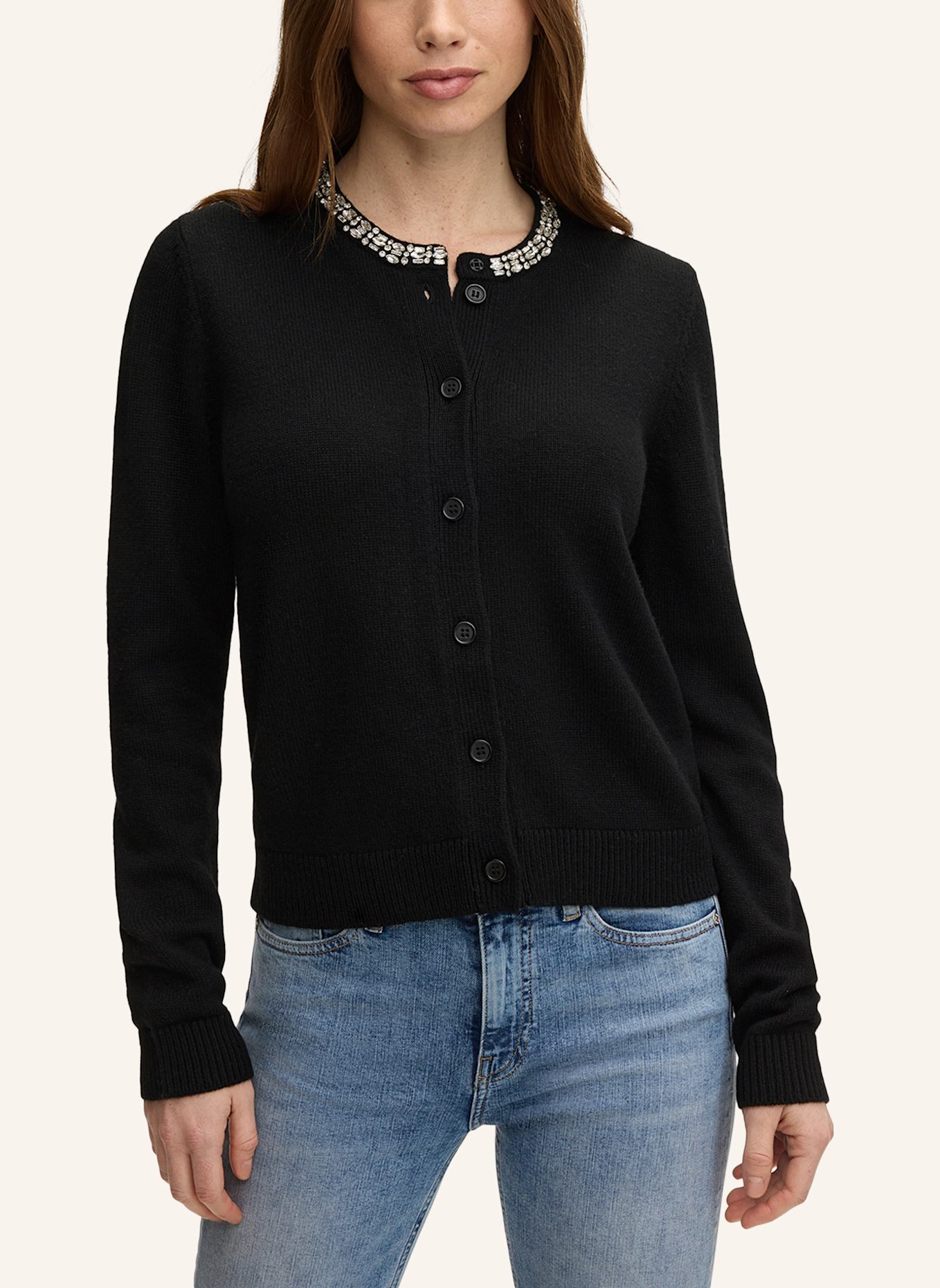 JOOP! Strickjacke: SCHWARZ