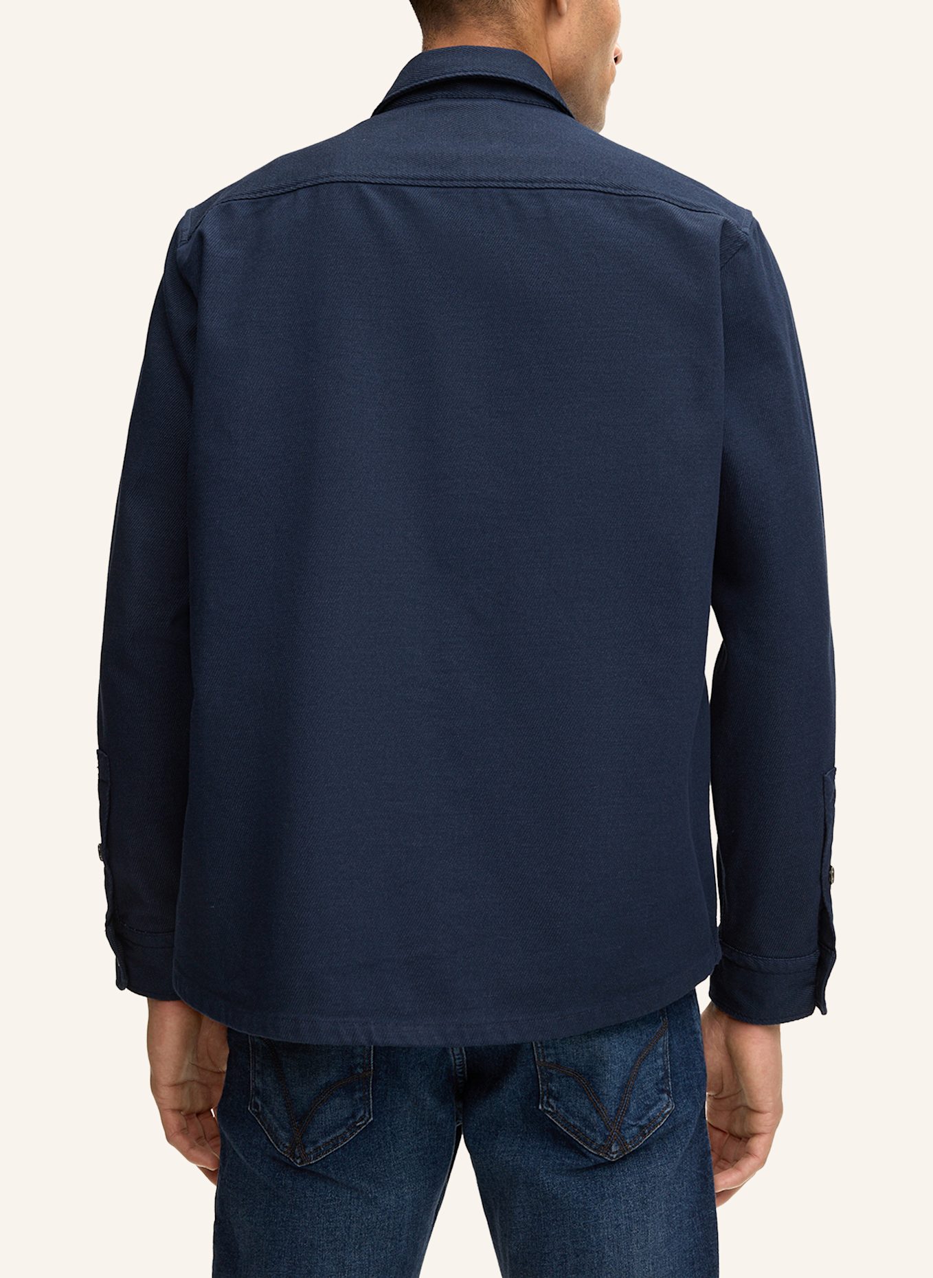 JOOP! Overshirt Regular Fit: DUNKELBLAU