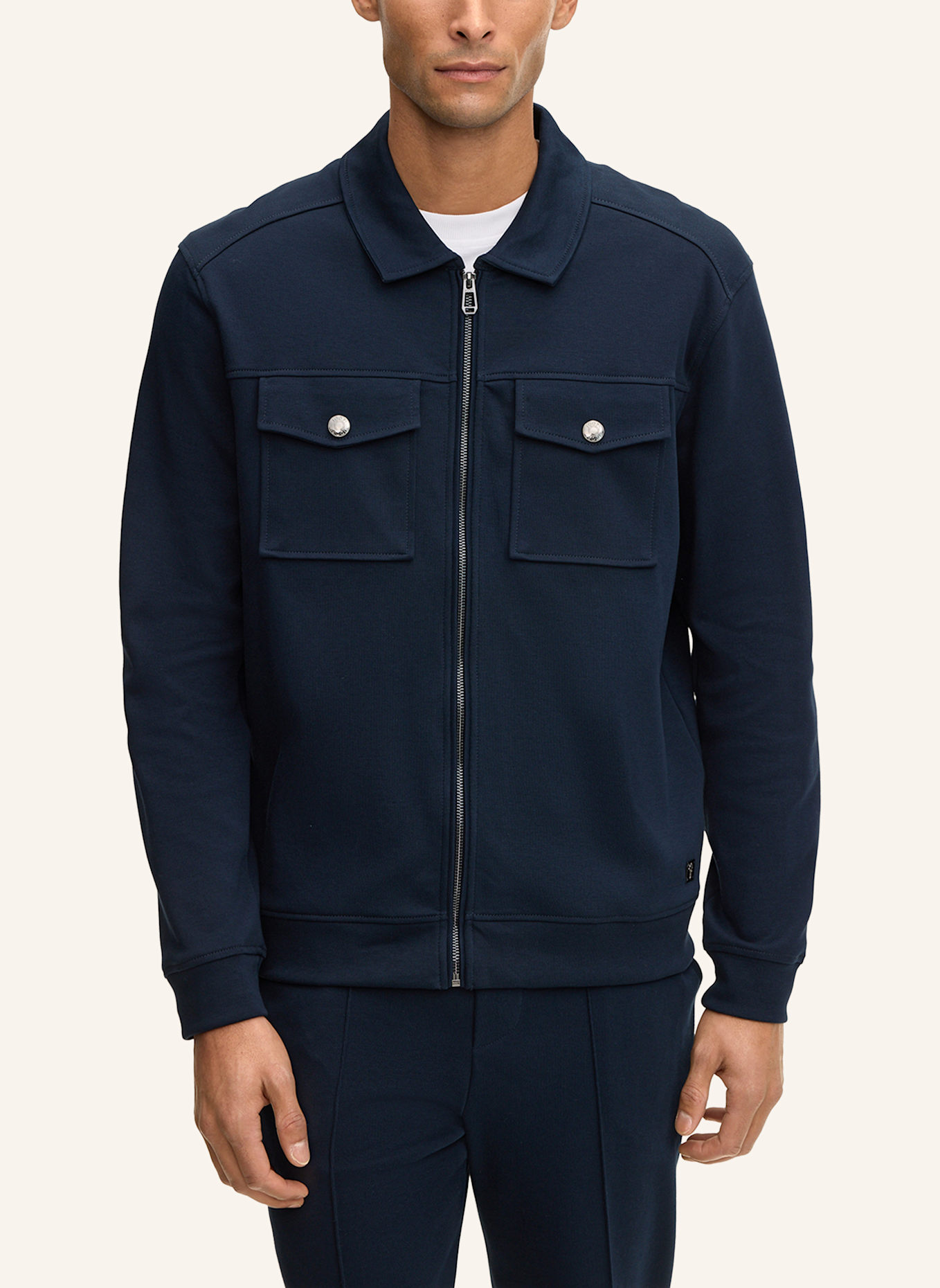 JOOP! Sweatjacke: DUNKELBLAU