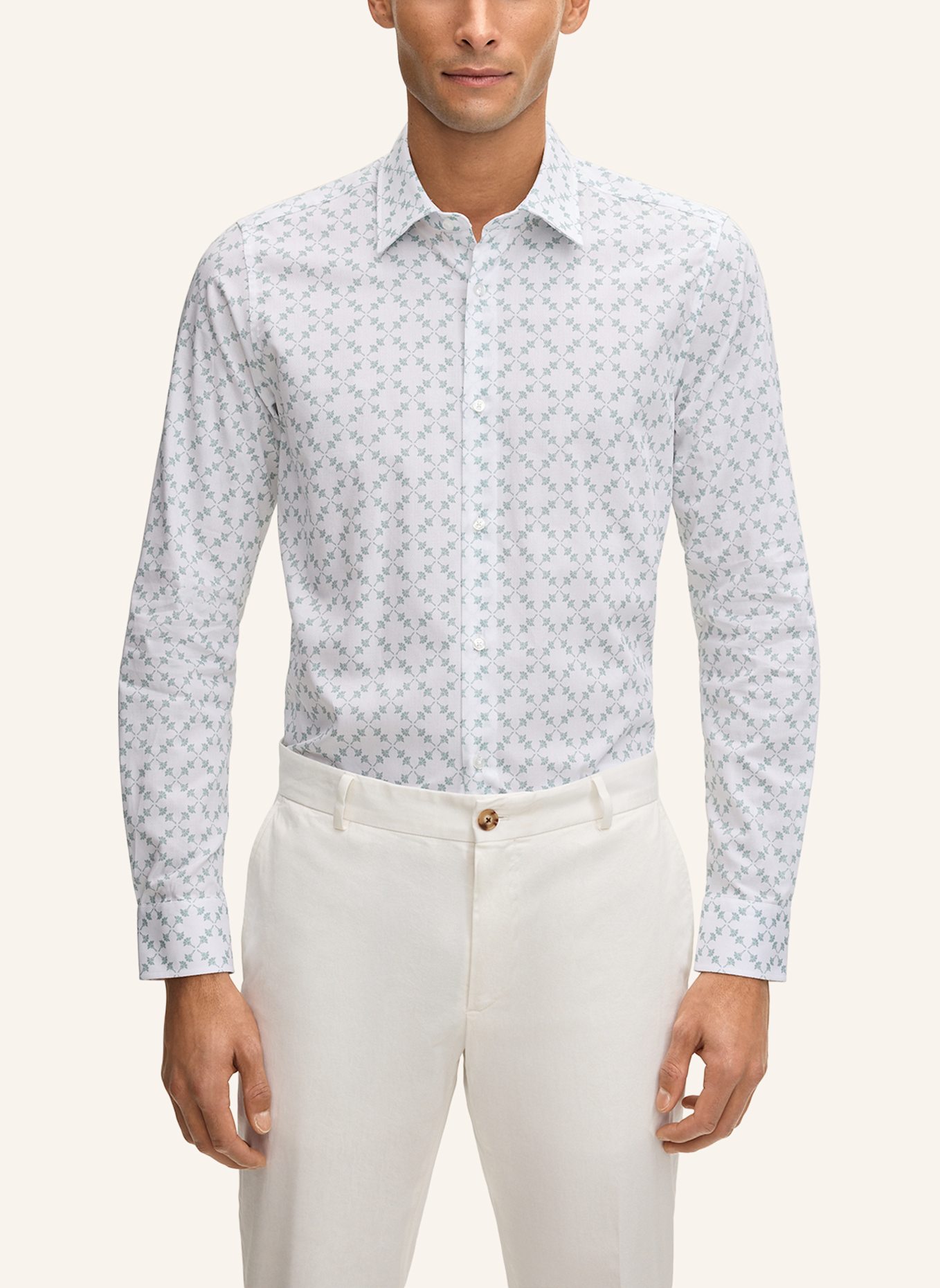 JOOP! Hemd Slim Fit: WEISS