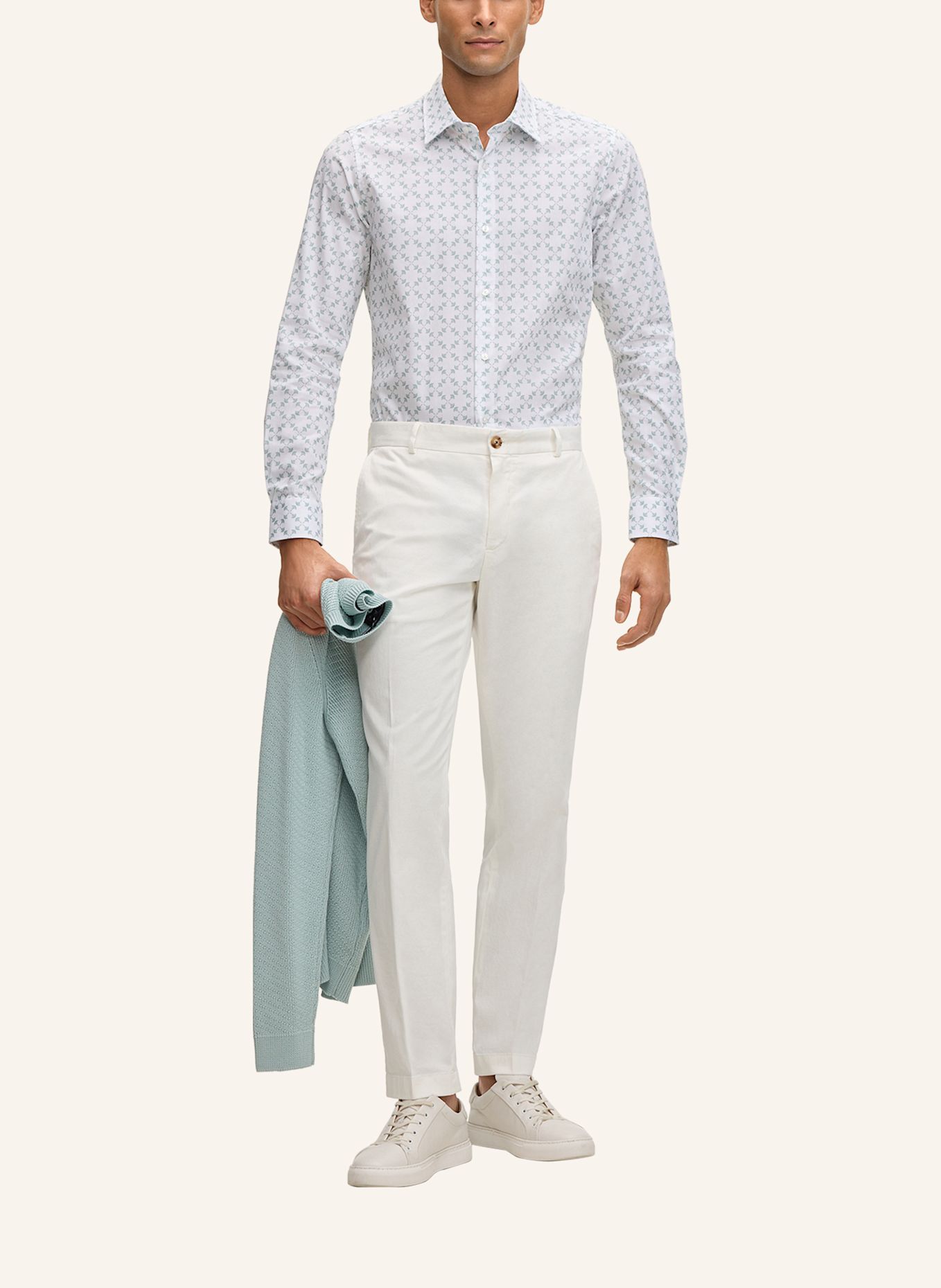 JOOP! Hemd Slim Fit: WEISS