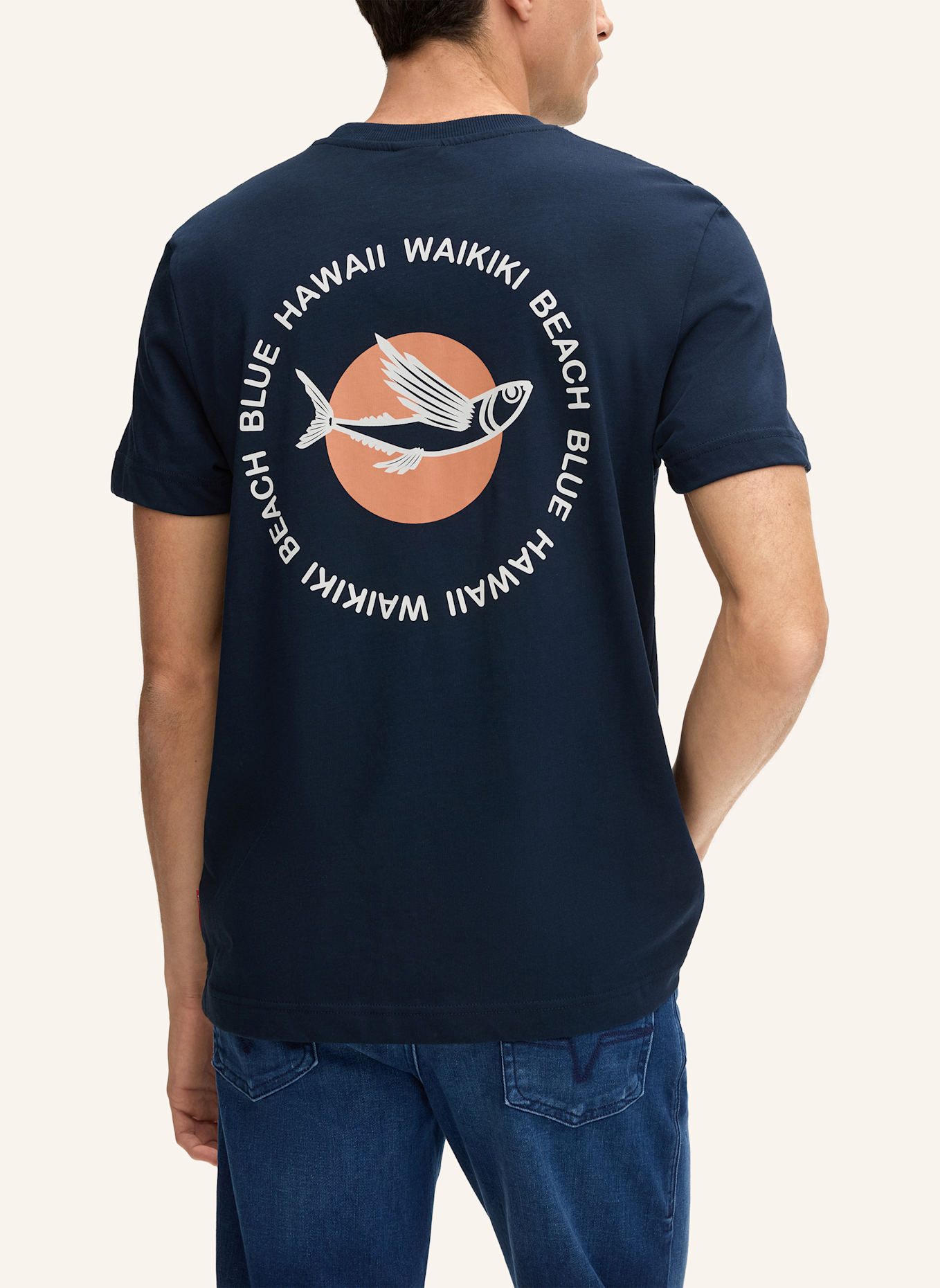 JOOP! JEANS T-Shirt AUKAI: DUNKELBLAU