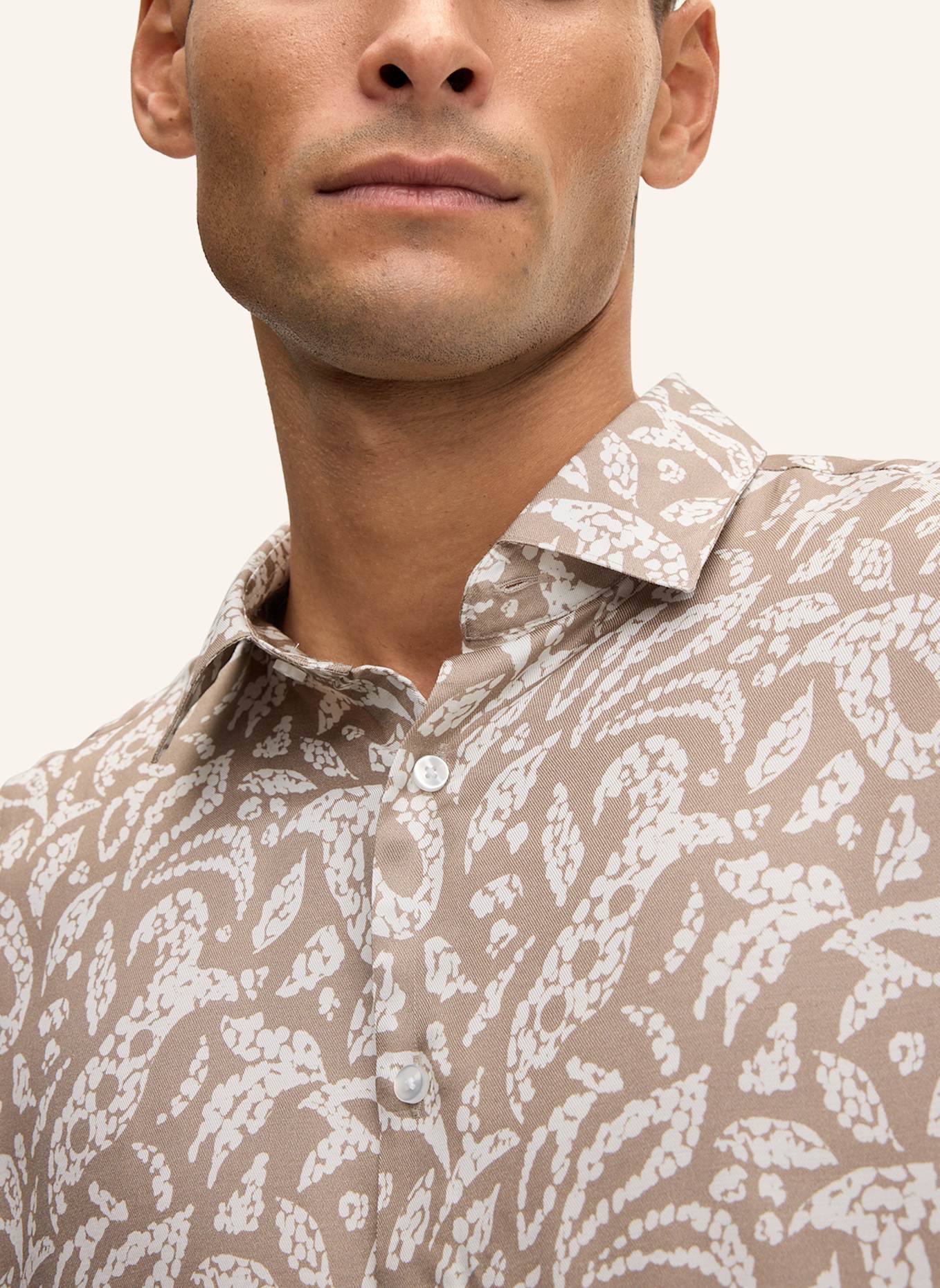 JOOP! Hemd Loose Fit: BEIGE