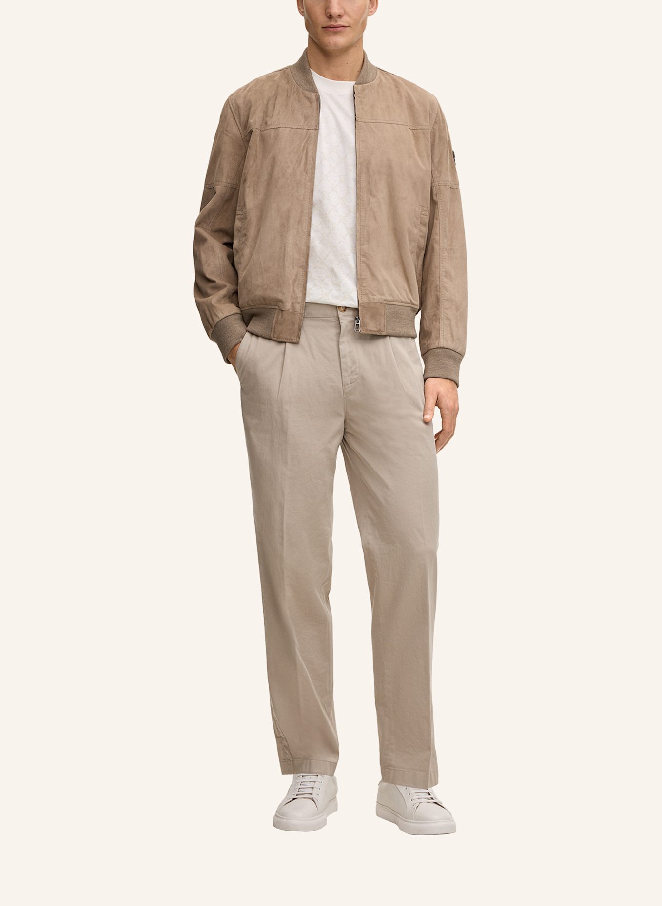 JOOP! Chino Loose Fit: BEIGE